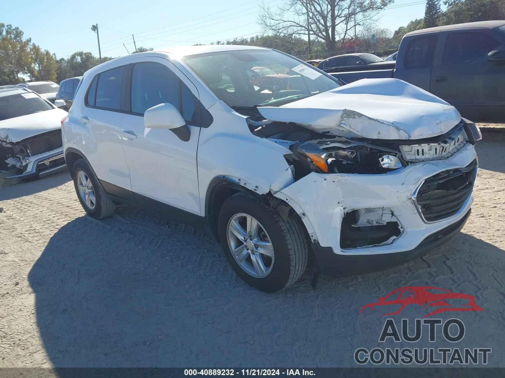 CHEVROLET TRAX 2020 - 3GNCJKSB3LL130082