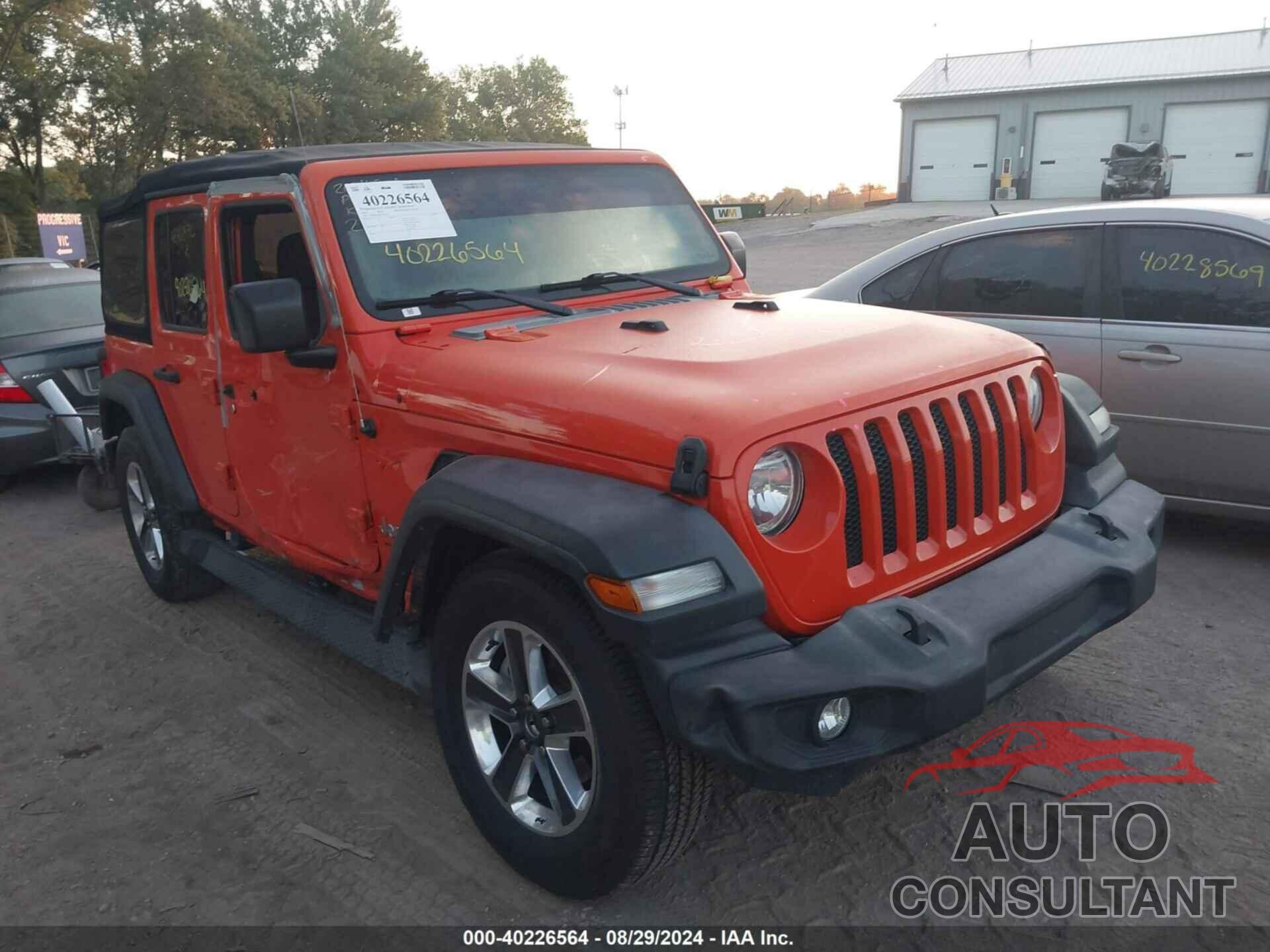 JEEP WRANGLER UNLIMITED 2018 - 1C4HJXDG6JW216336