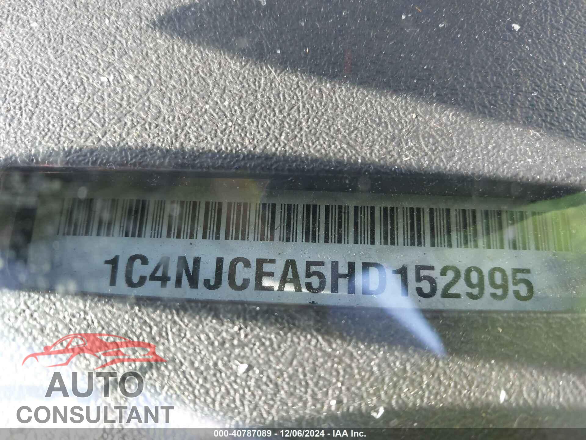JEEP COMPASS 2017 - 1C4NJCEA5HD152995