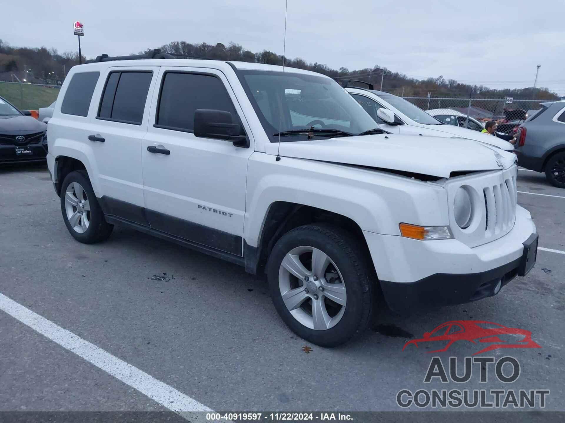 JEEP PATRIOT 2017 - 1C4NJPBA7HD119637