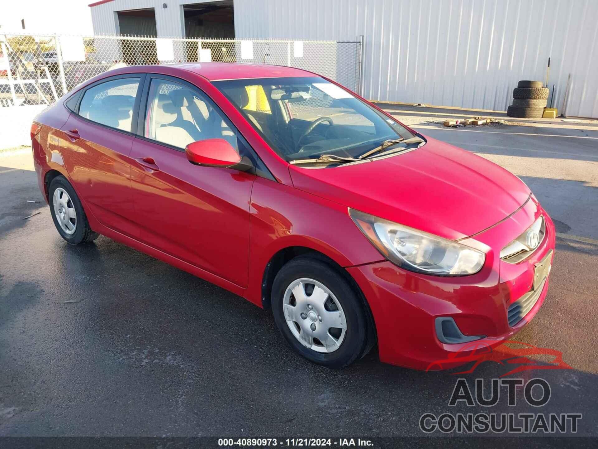 HYUNDAI ACCENT 2013 - KMHCT4AE7DU350984