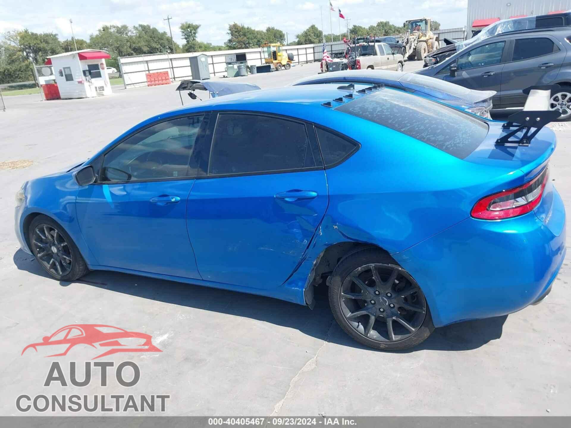 DODGE DART 2015 - 1C3CDFBB0FD237905