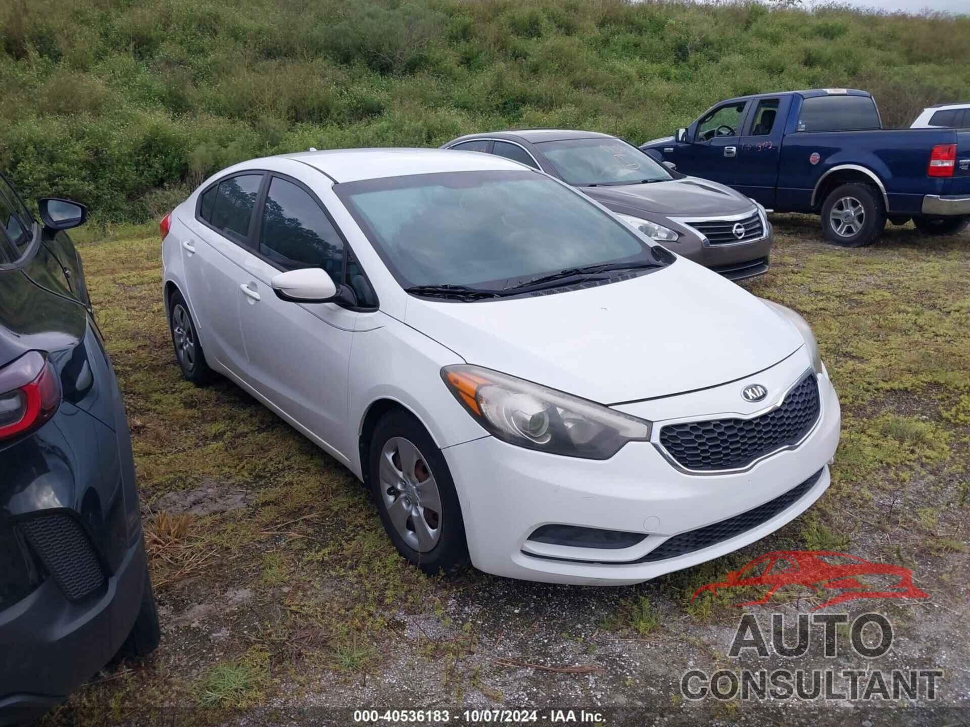 KIA FORTE 2016 - KNAFK4A67G5615198