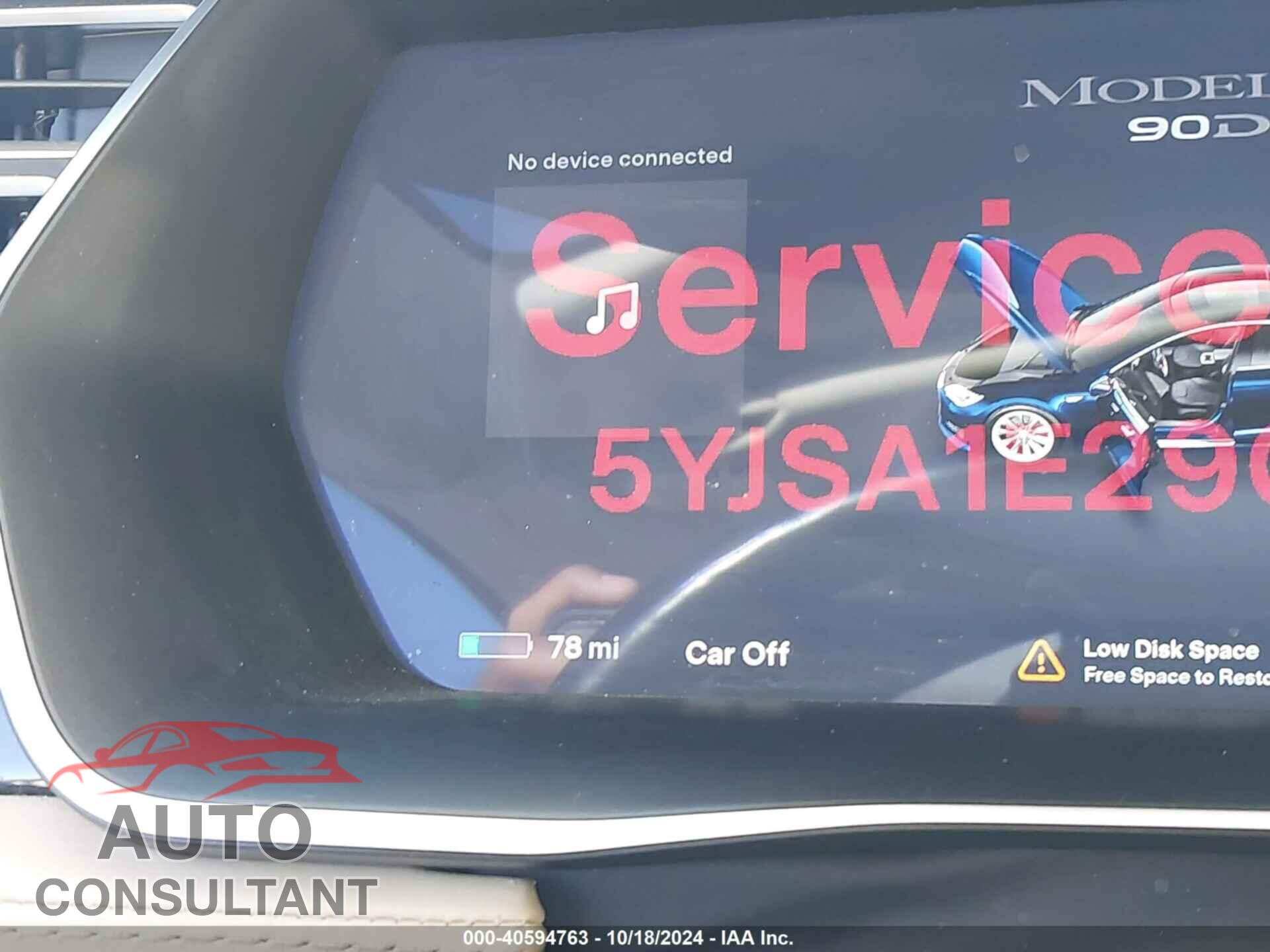 TESLA MODEL S 2016 - 5YJSA1E29GF173209