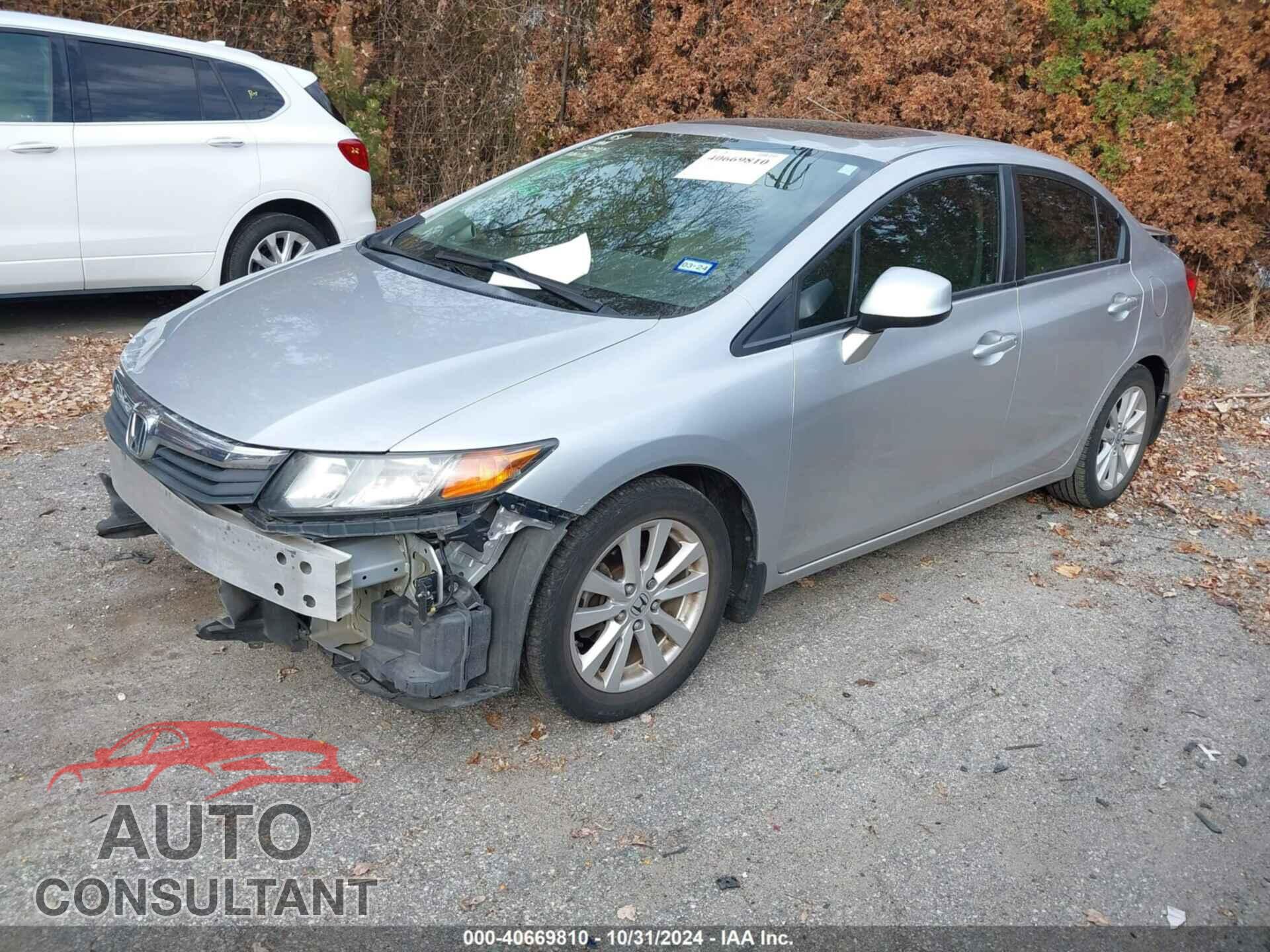 HONDA CIVIC 2012 - 2HGFB2F98CH590486
