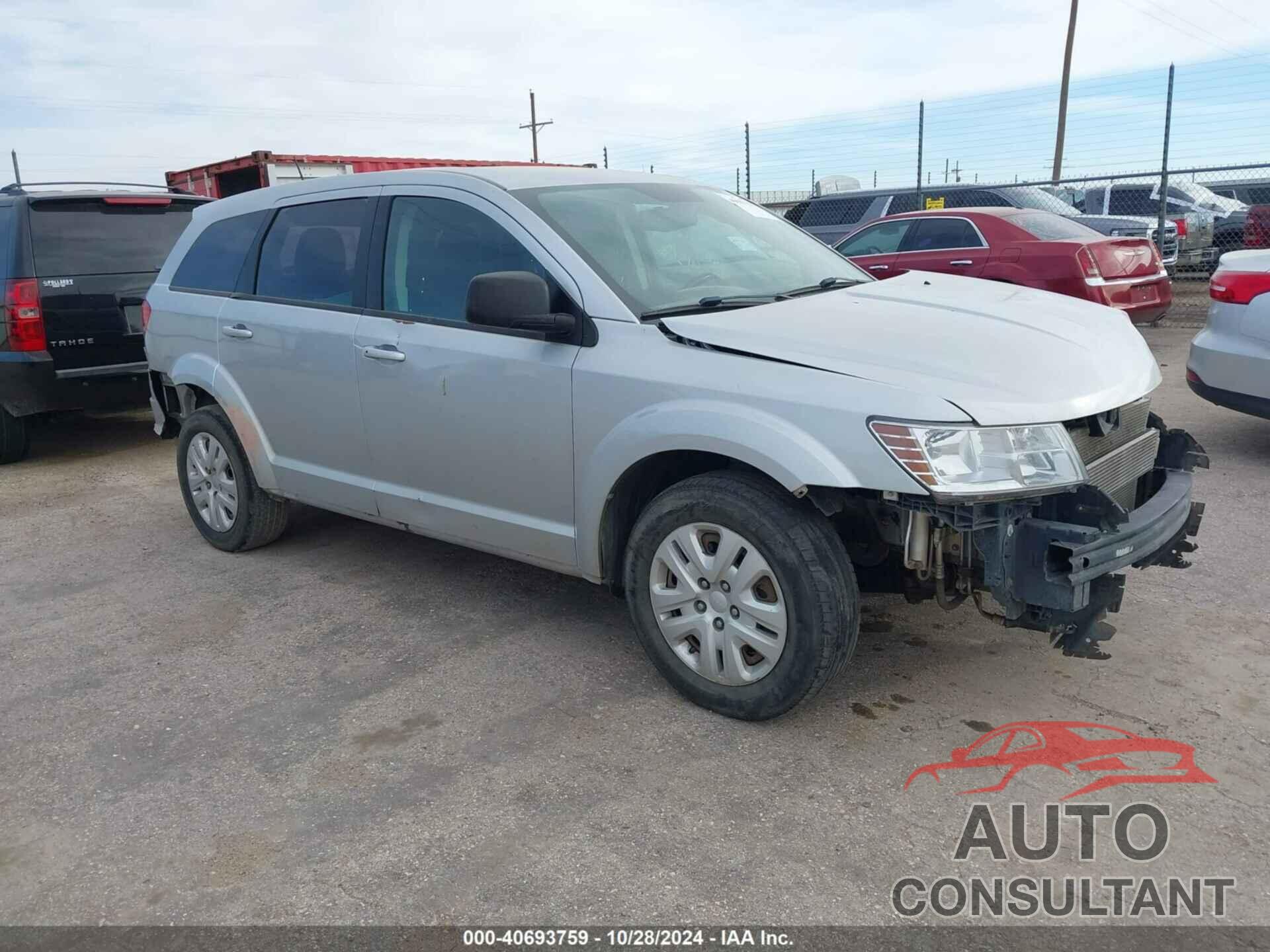 DODGE JOURNEY 2014 - 3C4PDCAB6ET289416