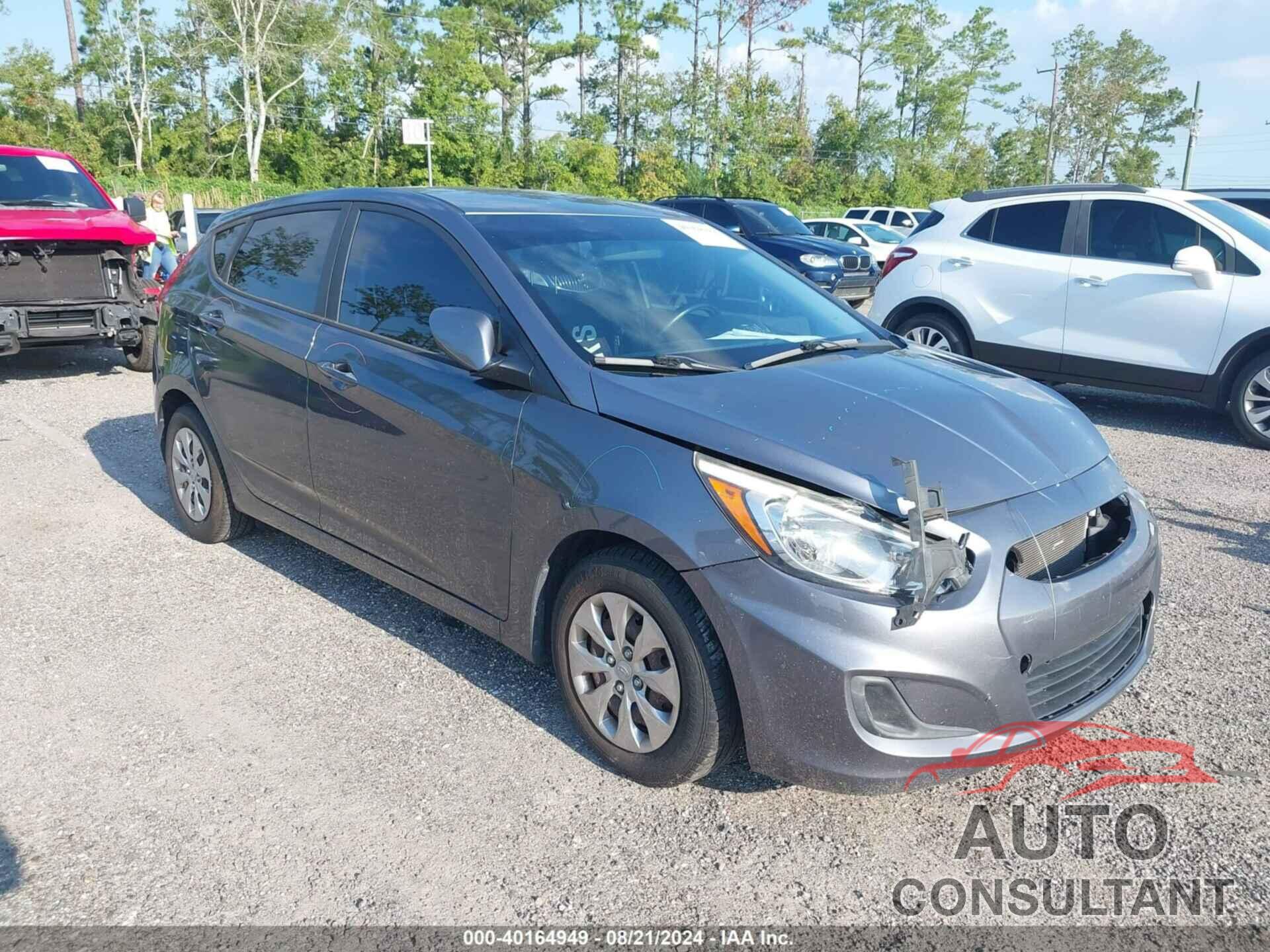 HYUNDAI ACCENT 2016 - KMHCT5AEXGU281086