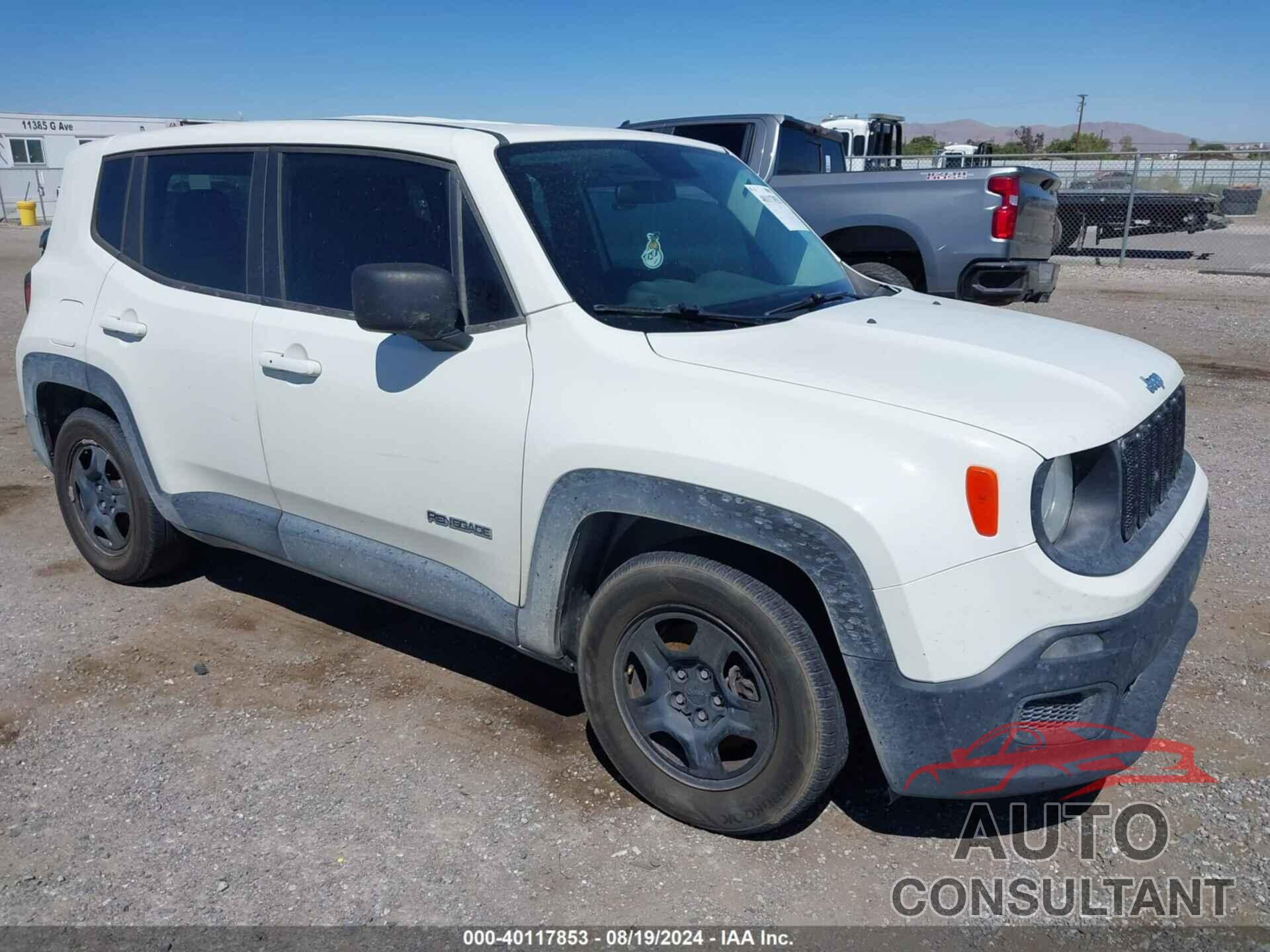 JEEP RENEGADE 2017 - ZACCJAAB3HPE67077