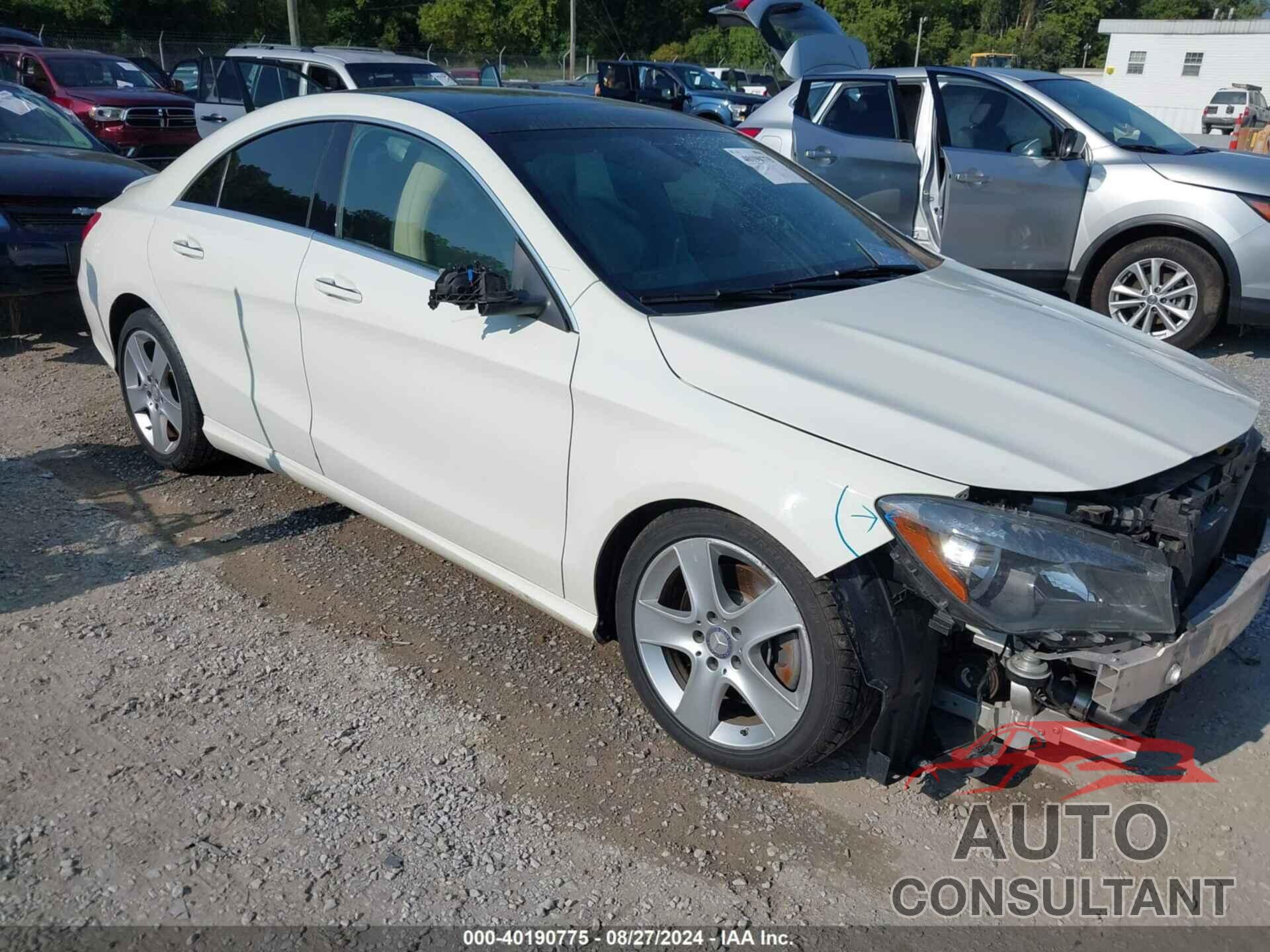 MERCEDES-BENZ CLA 250 2016 - WDDSJ4GB5GN389290