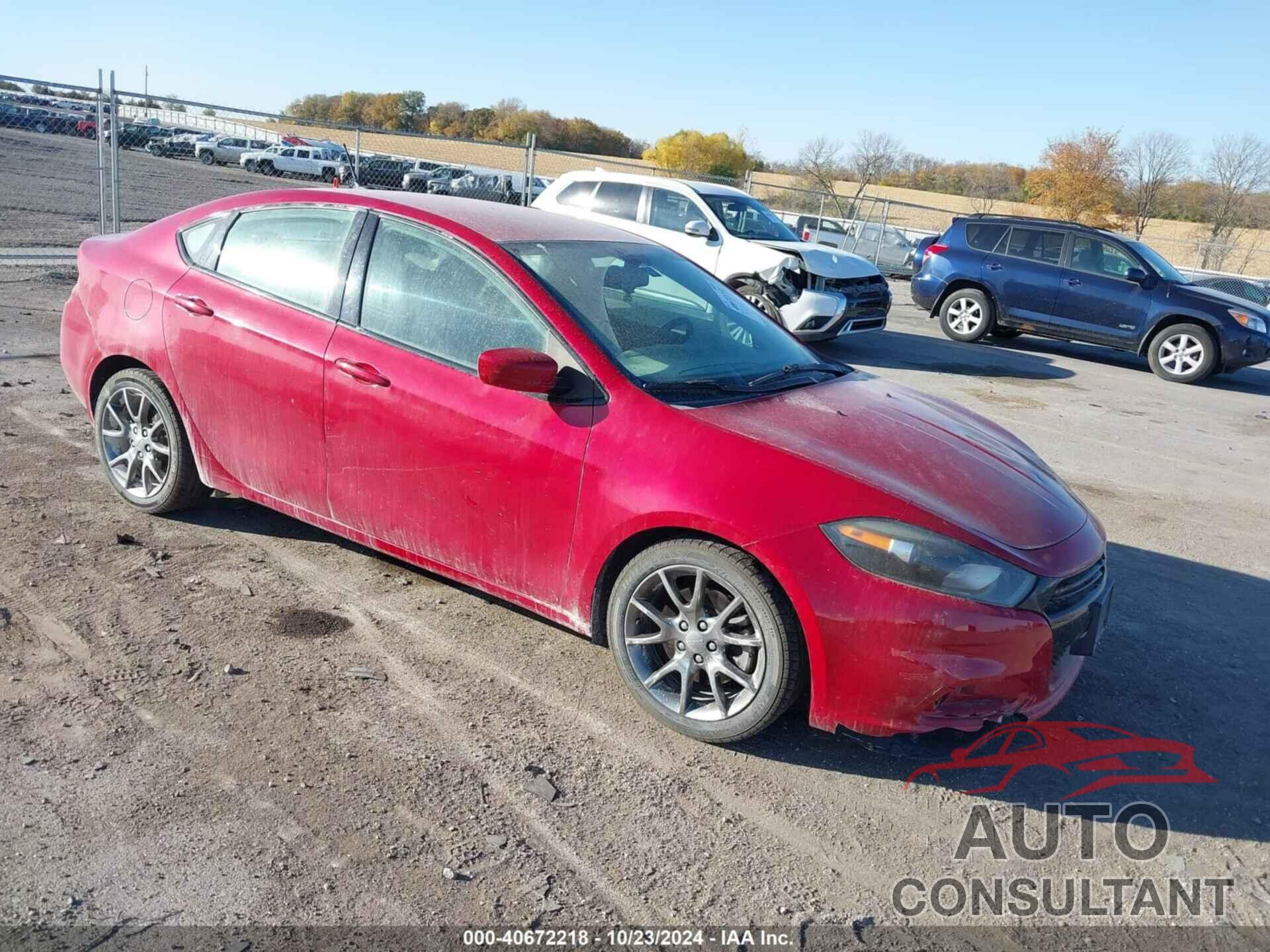 DODGE DART 2013 - 1C3CDFBA5DD334165