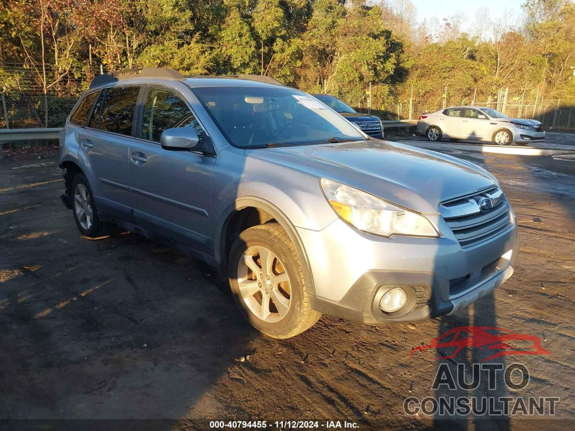 SUBARU OUTBACK 2013 - 4S4BRBKC4D3319239