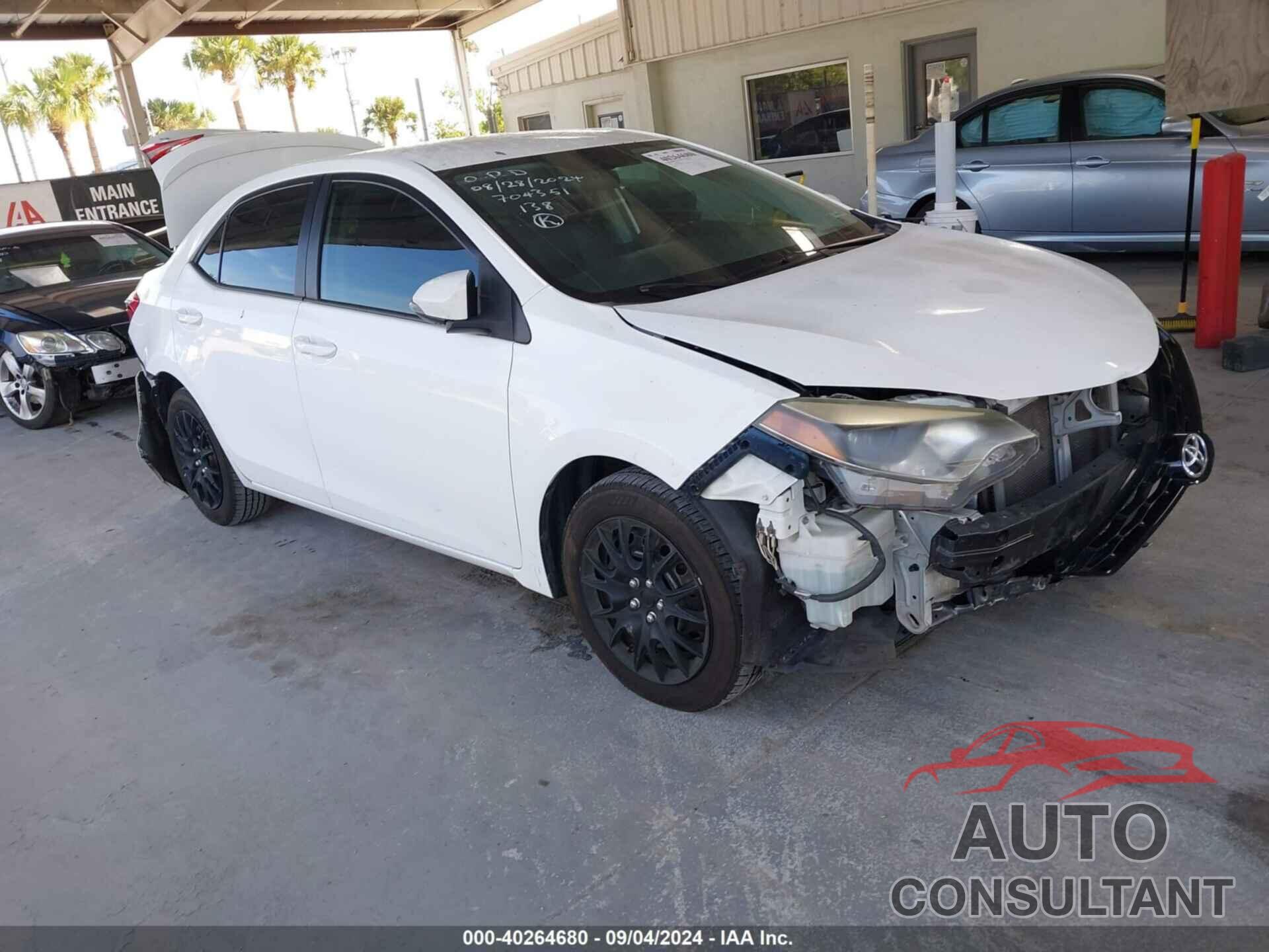 TOYOTA COROLLA 2016 - 5YFBURHEXGP430040