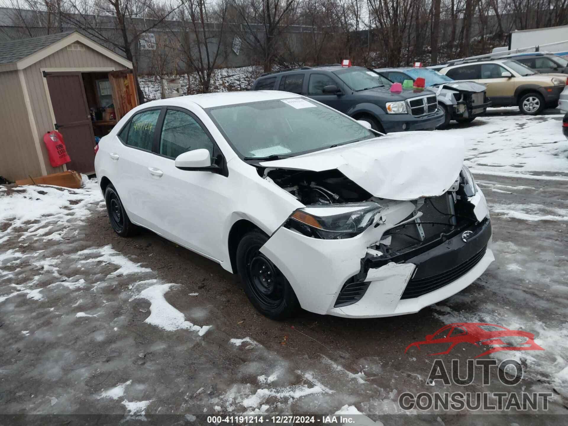 TOYOTA COROLLA 2016 - 2T1BURHE3GC594004
