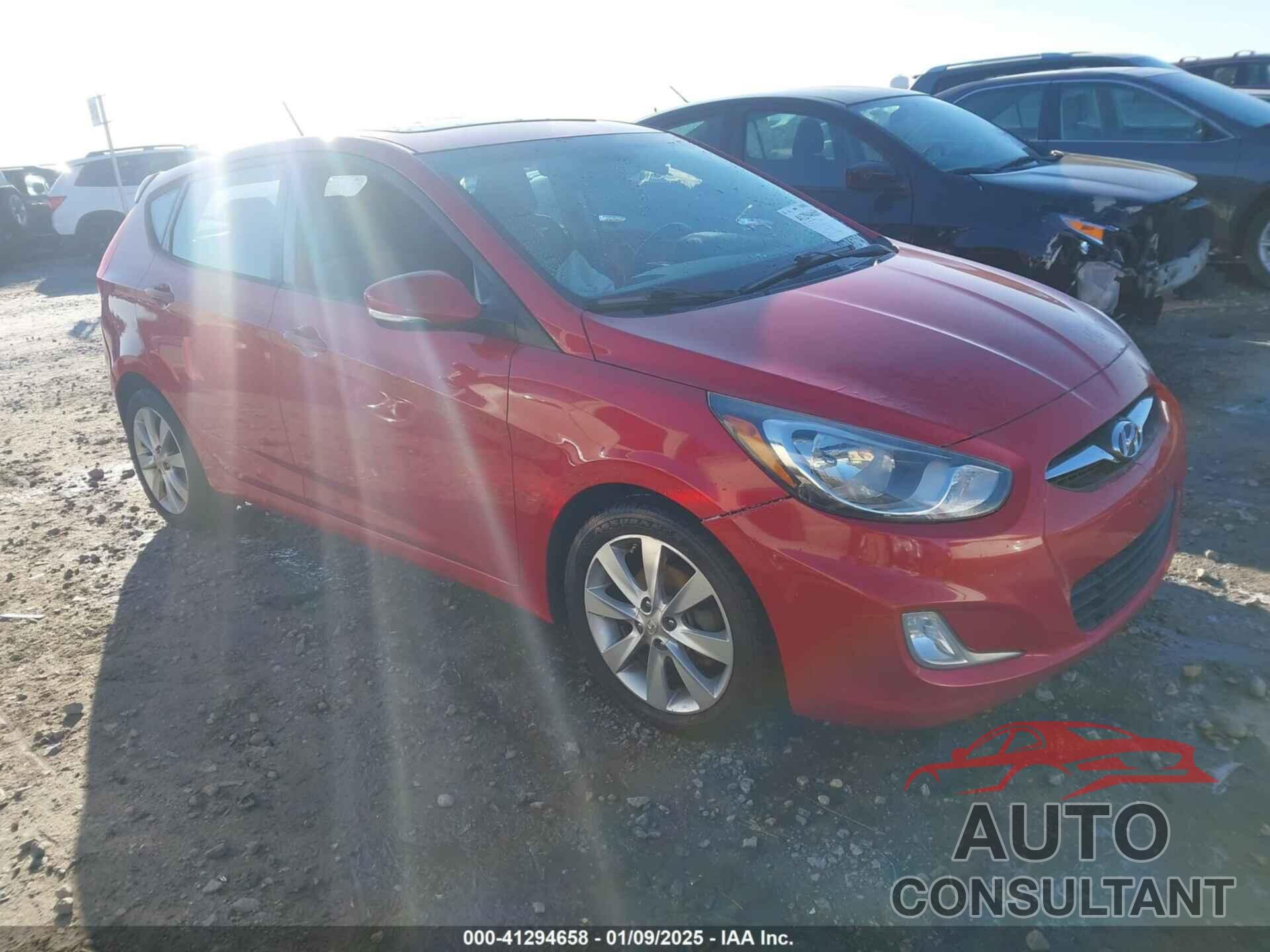 HYUNDAI ACCENT 2013 - KMHCU5AE1DU138150