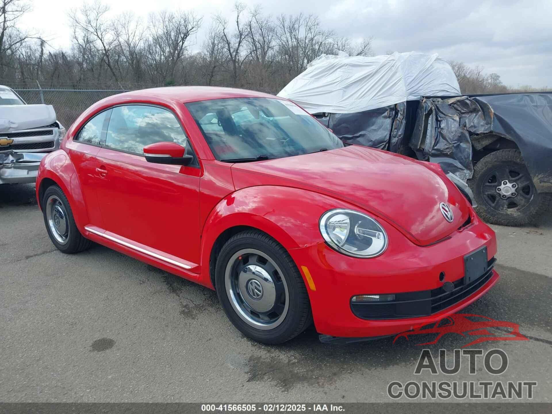 VOLKSWAGEN BEETLE 2012 - 3VWJP7AT4CM608099