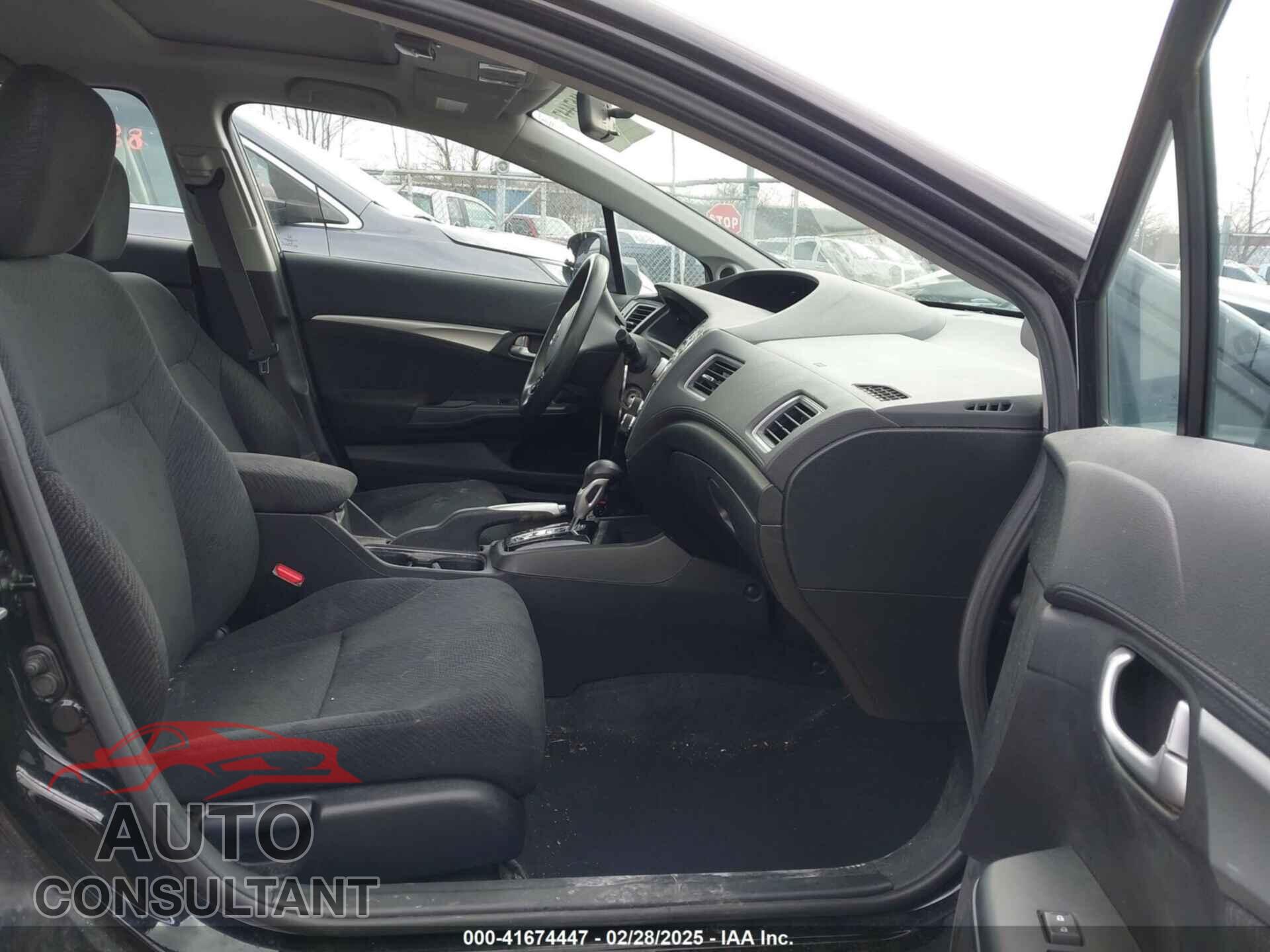 HONDA CIVIC 2013 - 19XFB2F84DE082390
