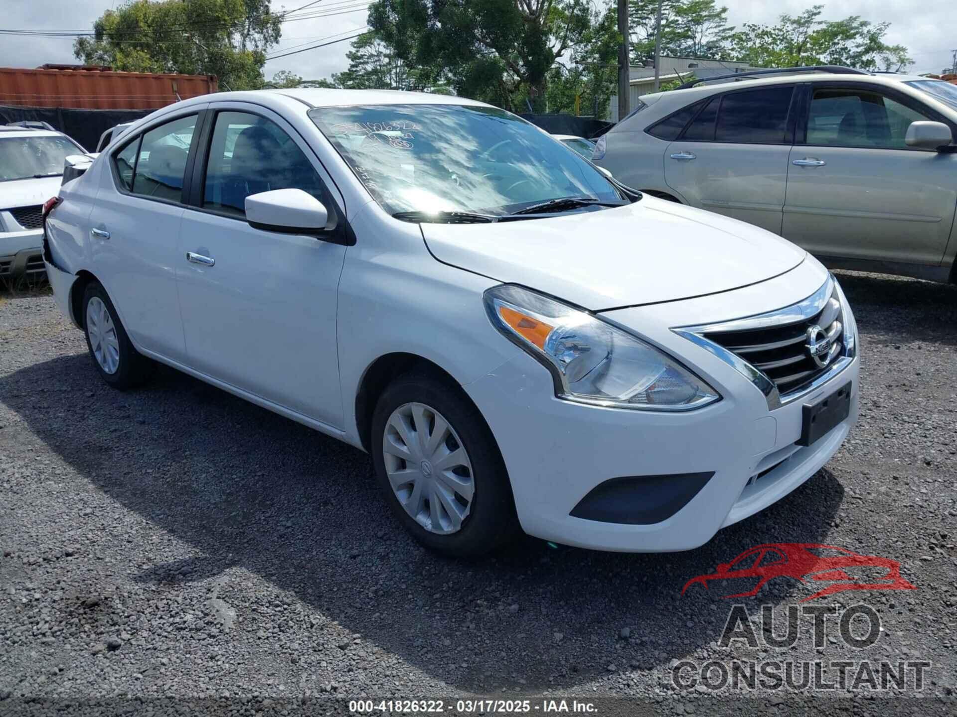 NISSAN VERSA 2019 - 3N1CN7APXKL845966