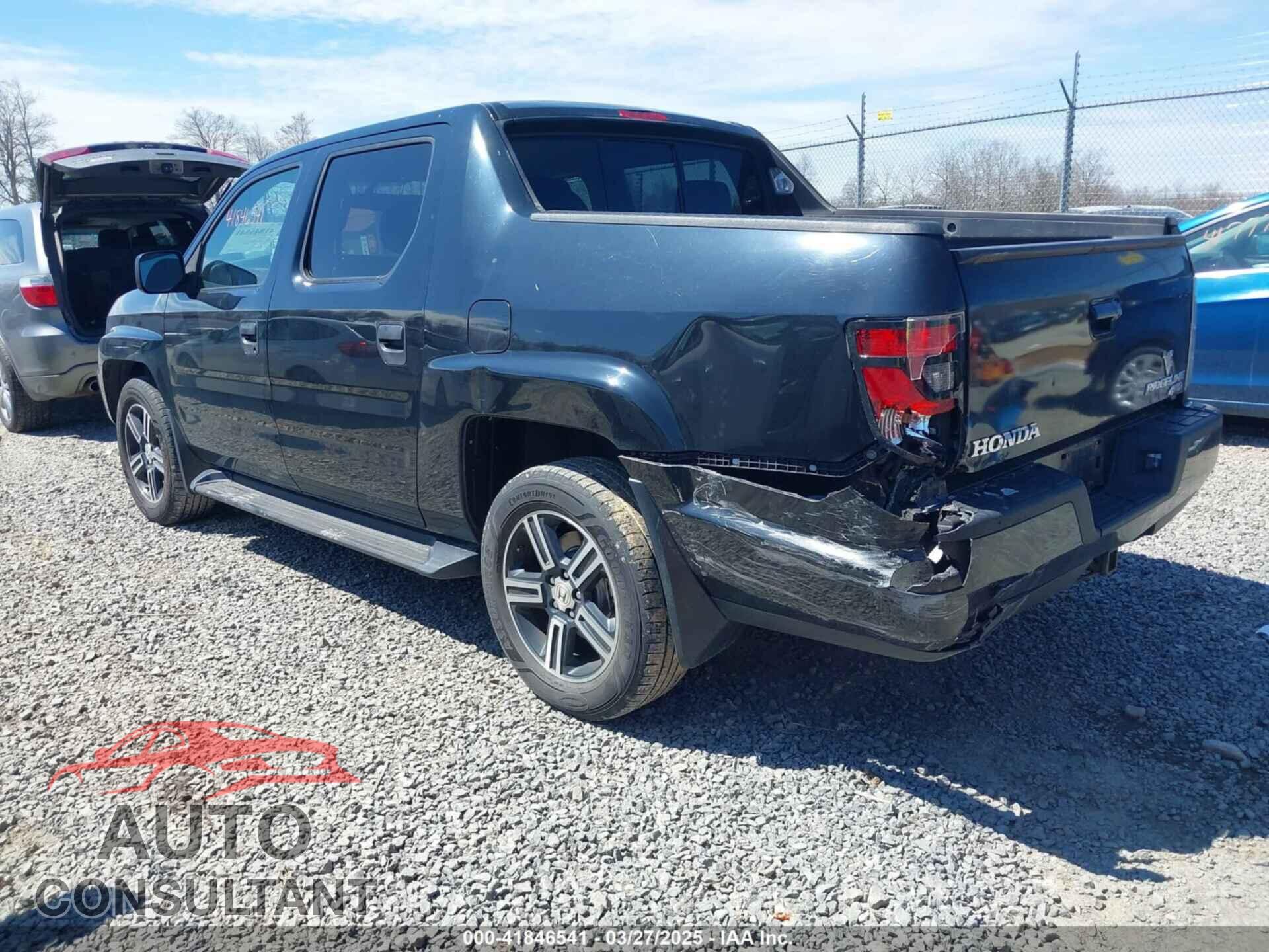 HONDA RIDGELINE 2013 - 5FPYK1F72DB007036
