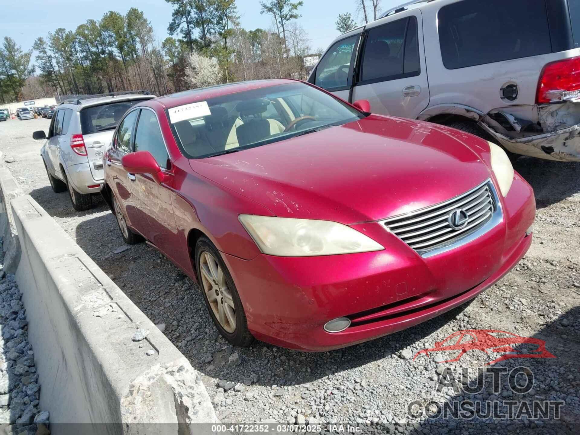 LEXUS ES 350 2009 - JTHBJ46G592293668