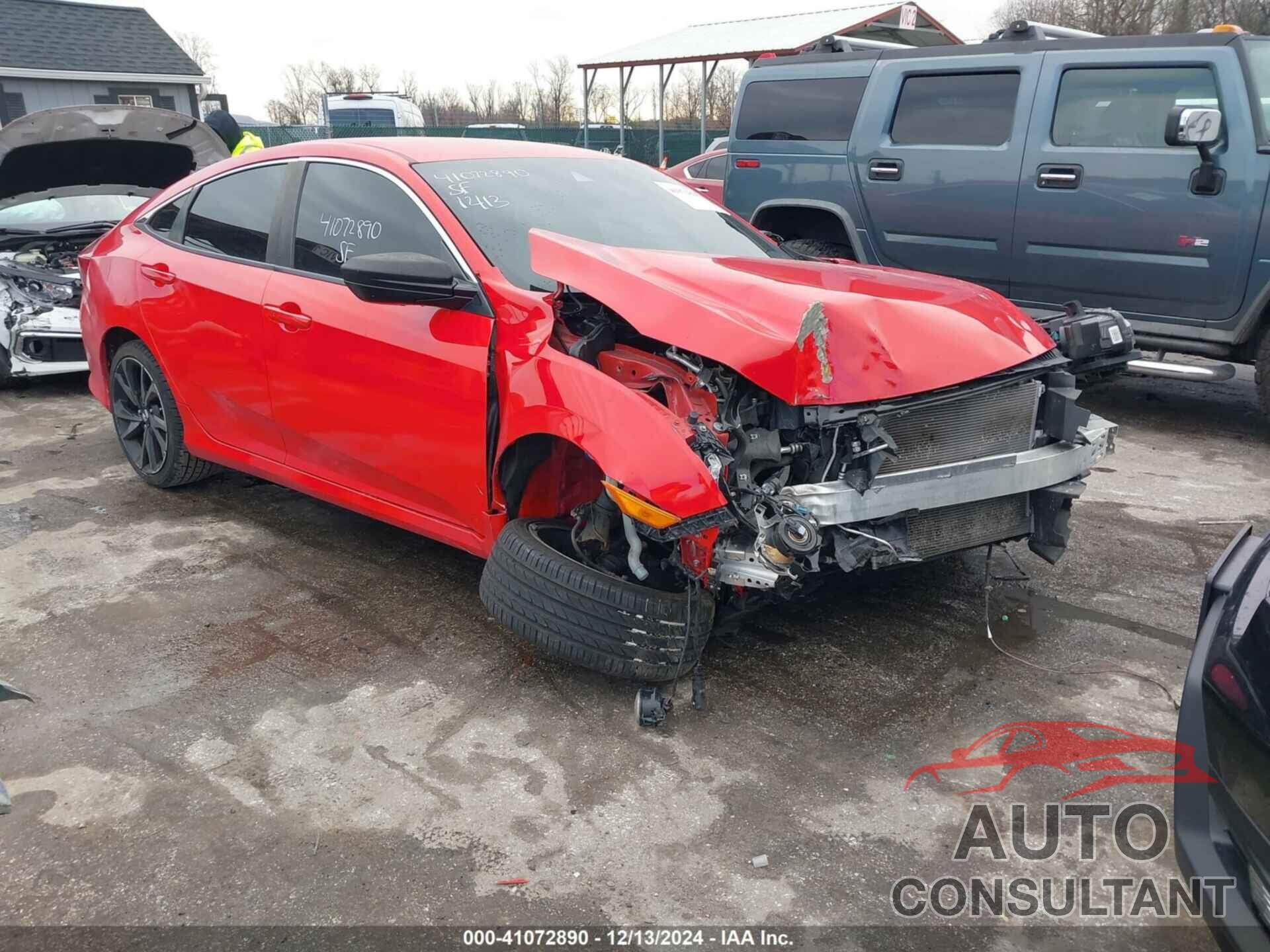 HONDA CIVIC 2019 - 2HGFC2F86KH573897
