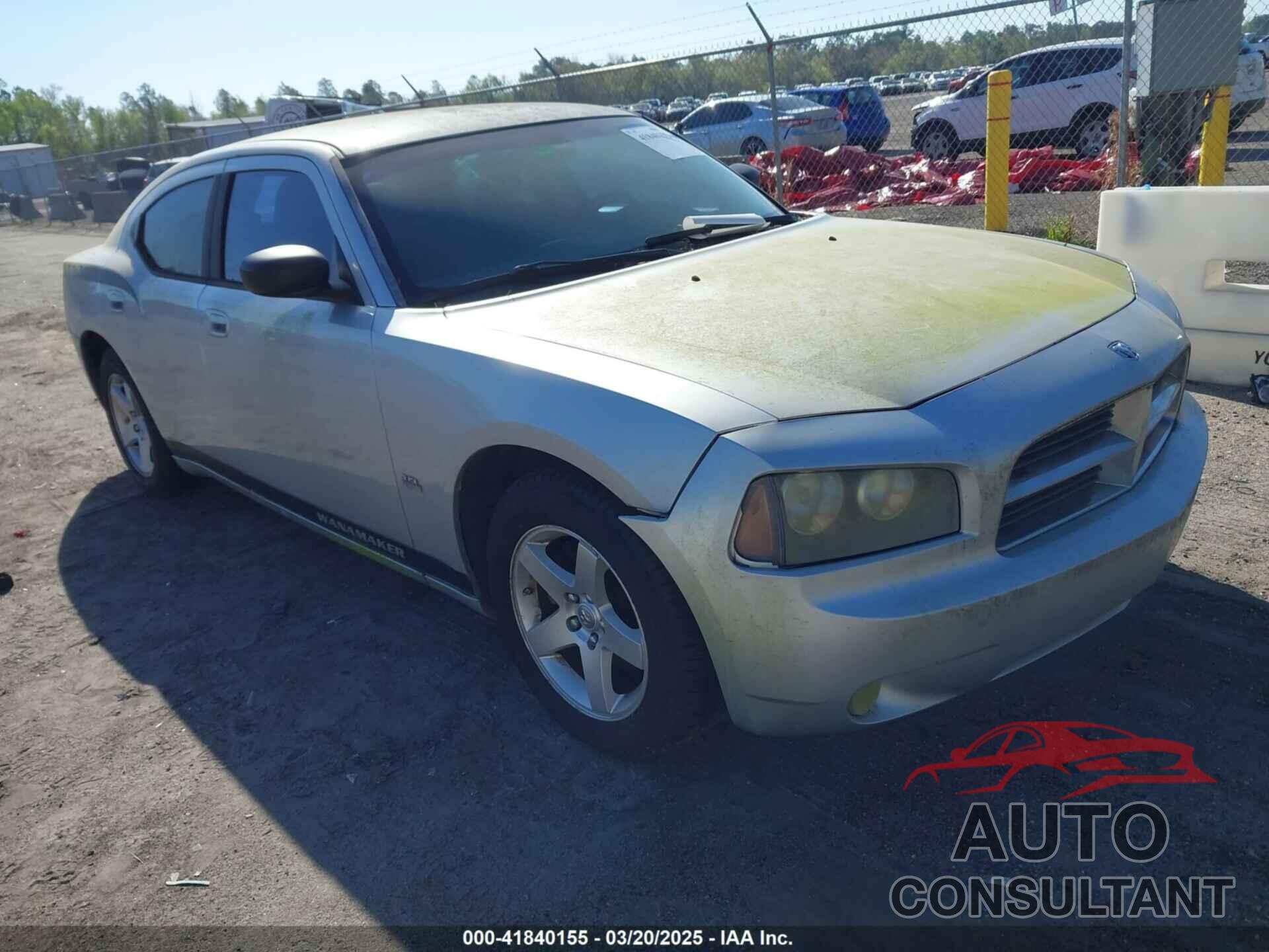 DODGE CHARGER 2009 - 2B3KA33V99H561354