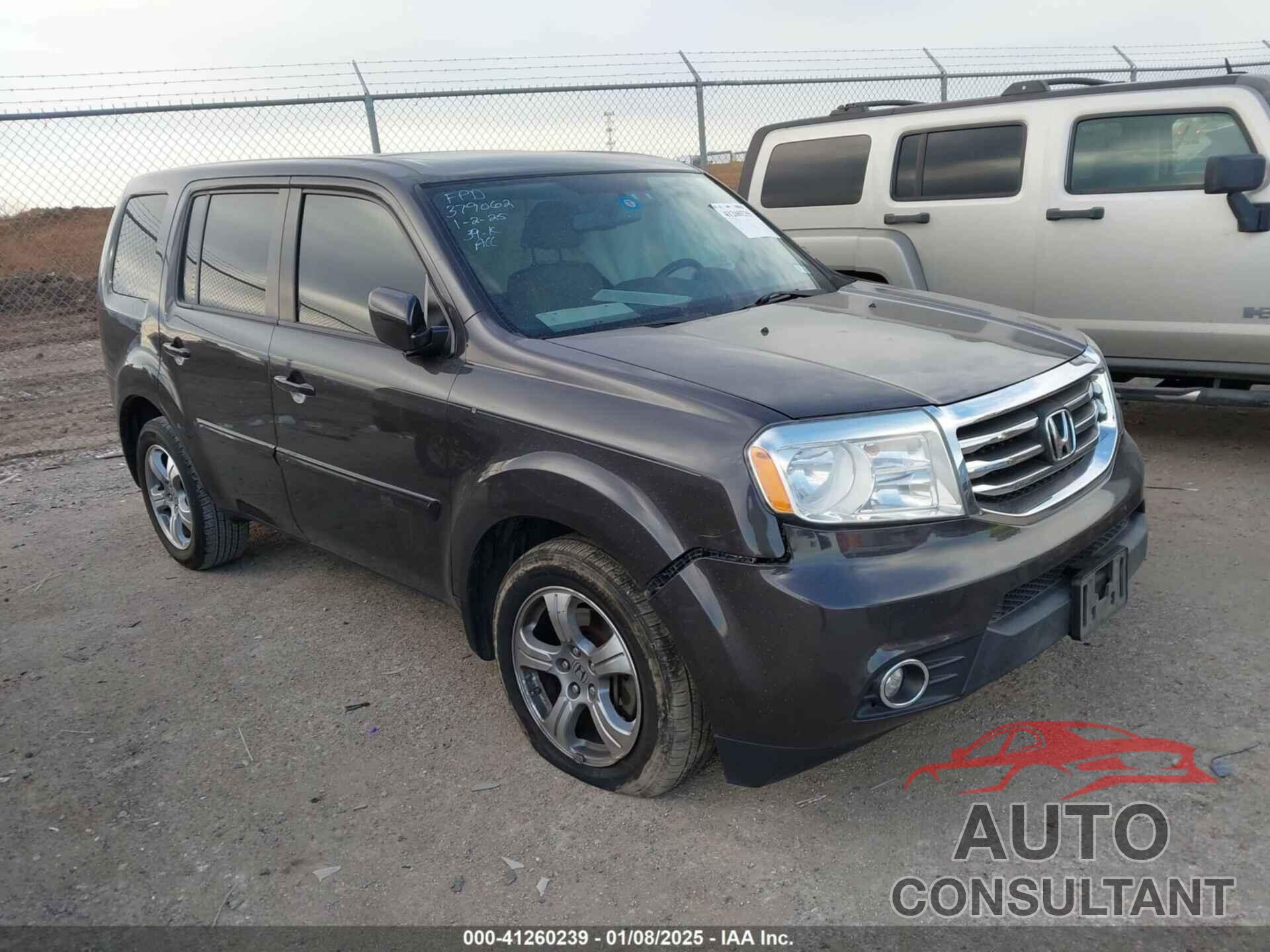 HONDA PILOT 2013 - 5FNYF3H51DB045104