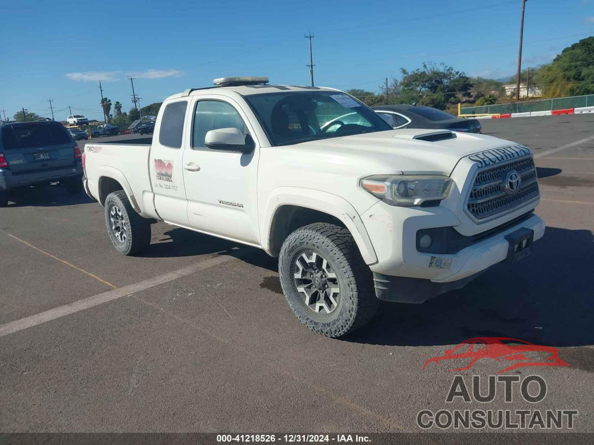 TOYOTA TACOMA 2016 - 5TFSZ5AN9GX005639