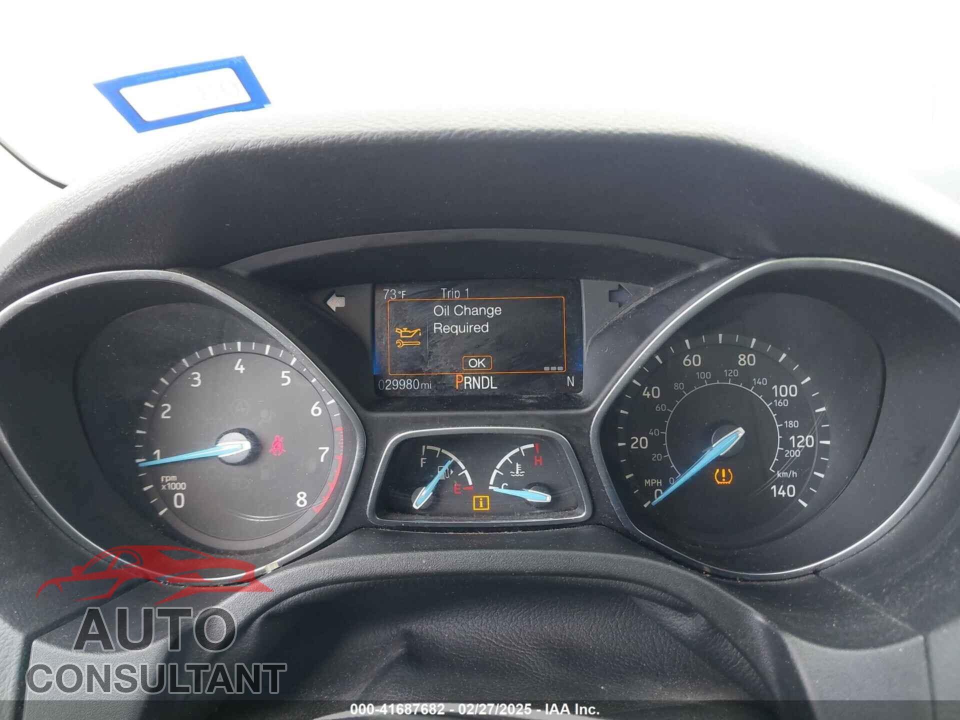 FORD FOCUS 2018 - 1FADP3F2XJL246535