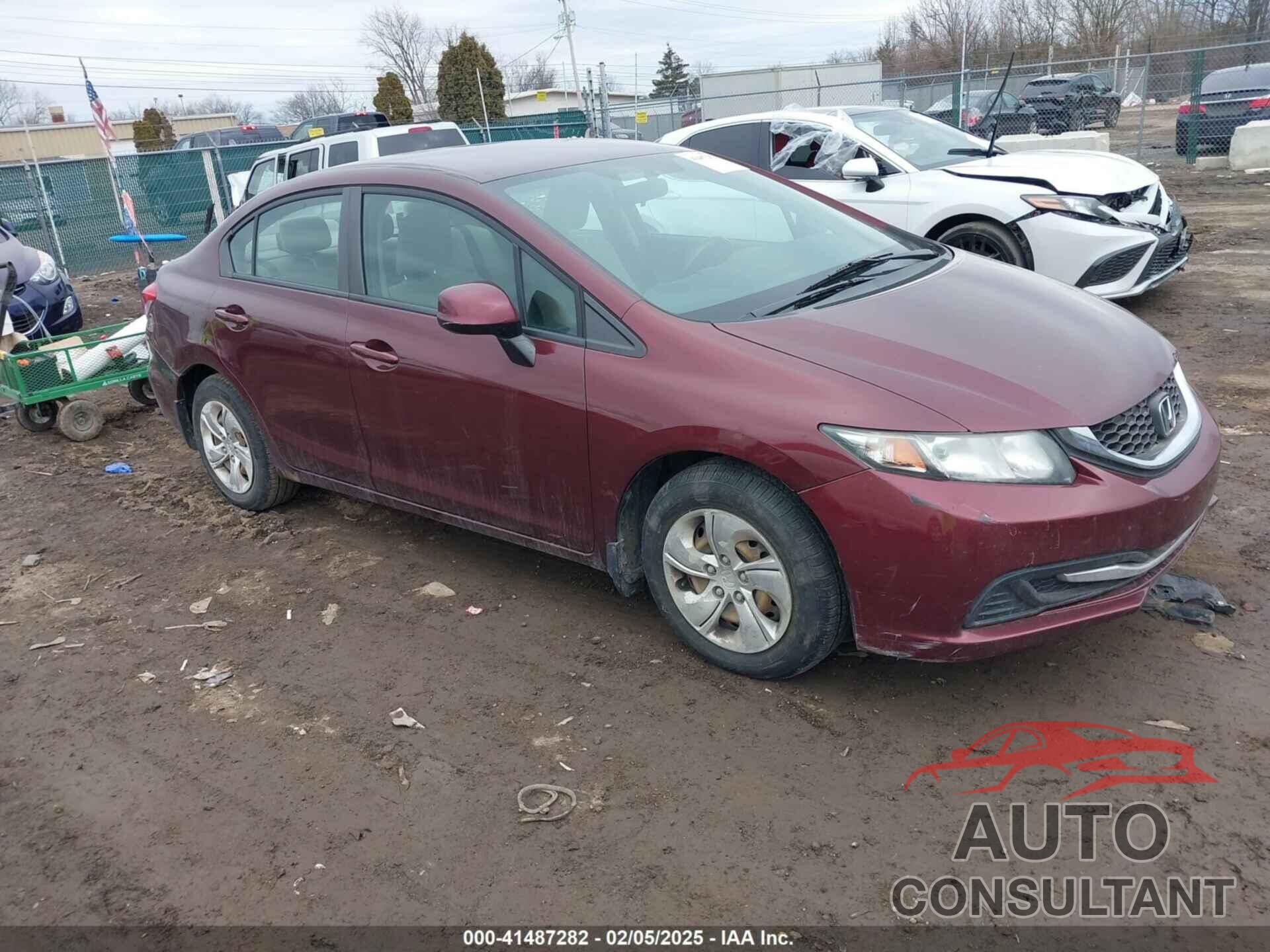 HONDA CIVIC 2013 - 19XFB2F57DE038308