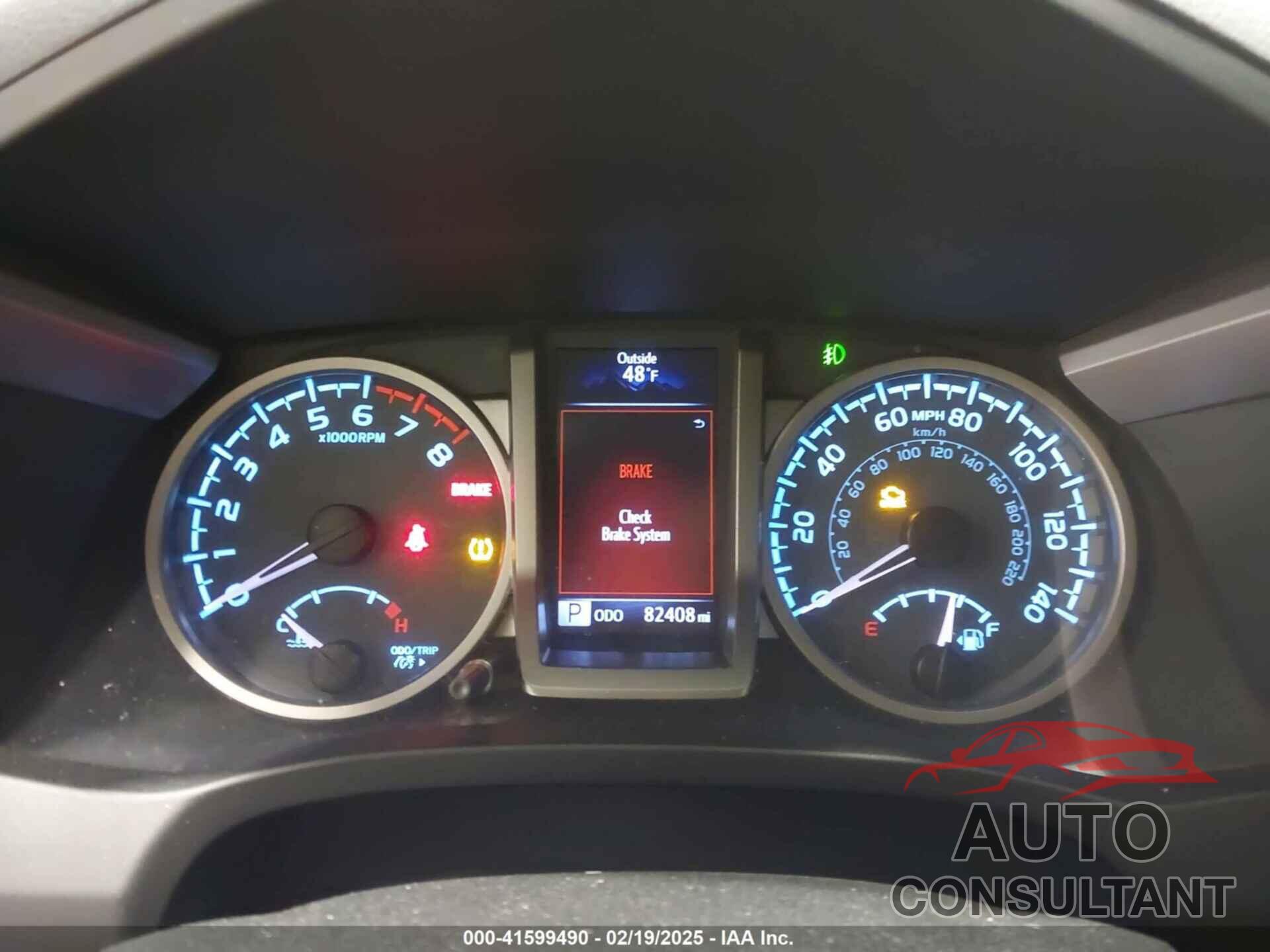 TOYOTA TACOMA 2019 - 5TFSZ5AN2KX170862
