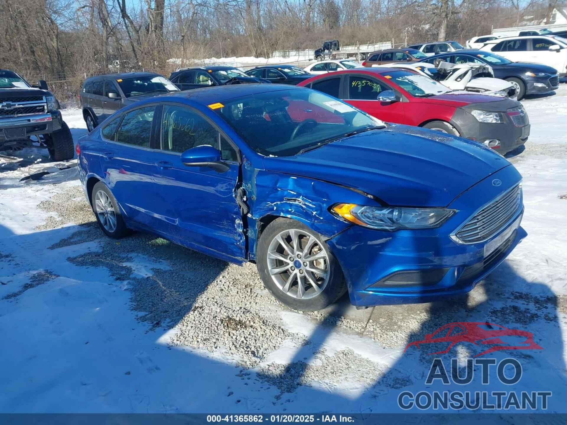 FORD FUSION 2017 - 3FA6P0H7XHR374706