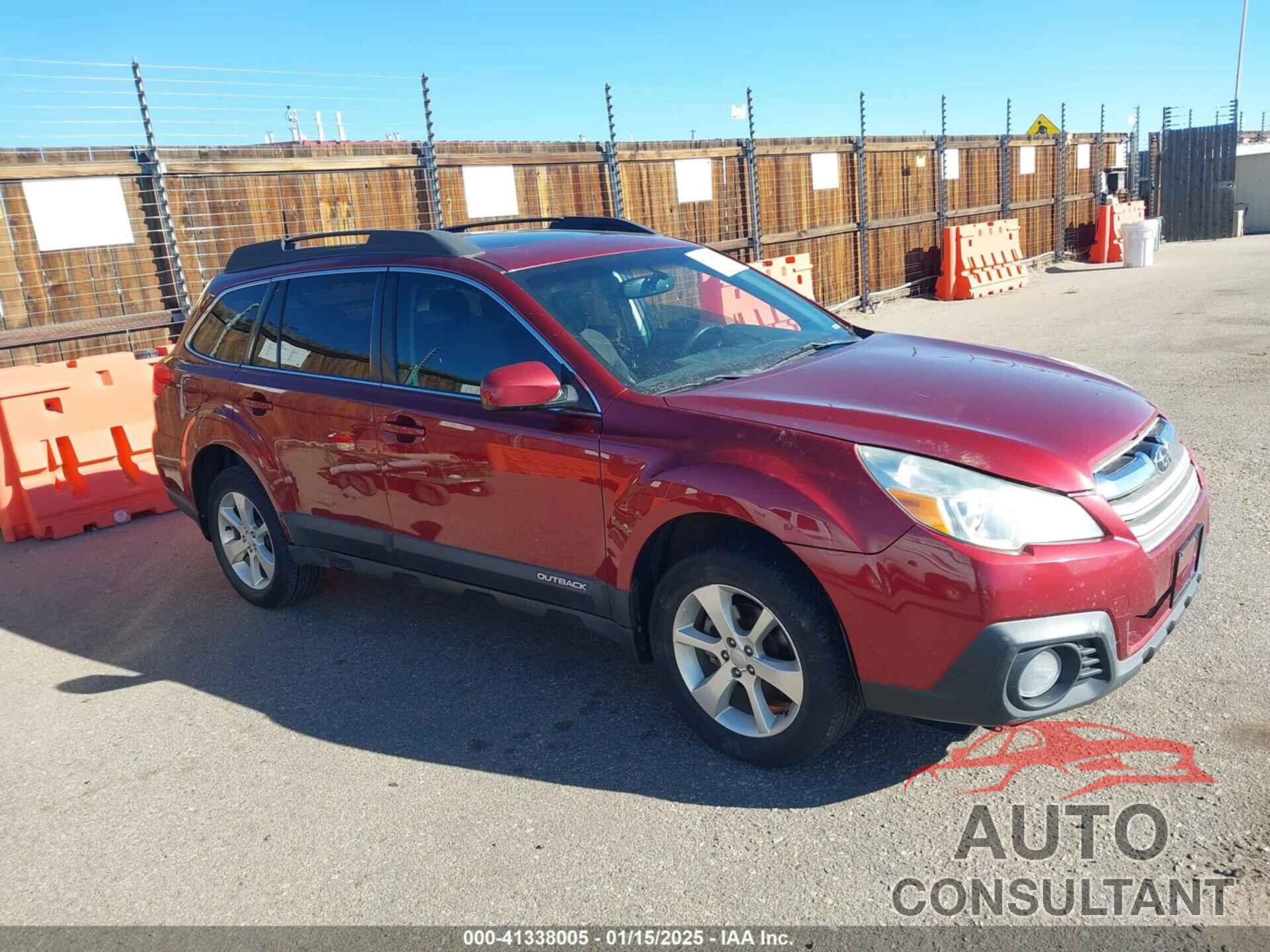 SUBARU OUTBACK 2013 - 4S4BRCGC2D3291746