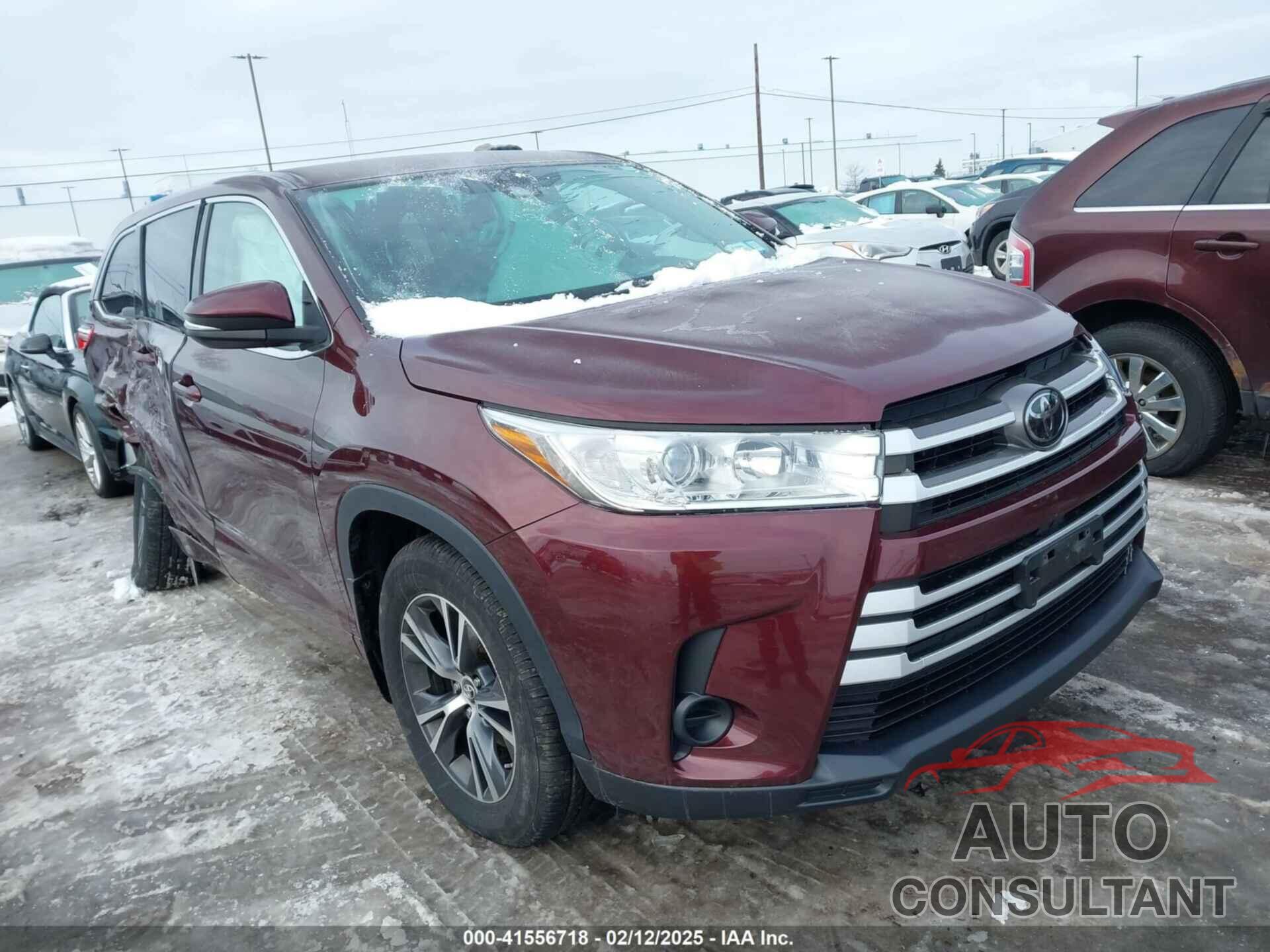 TOYOTA HIGHLANDER 2018 - 5TDBZRFH4JS877329