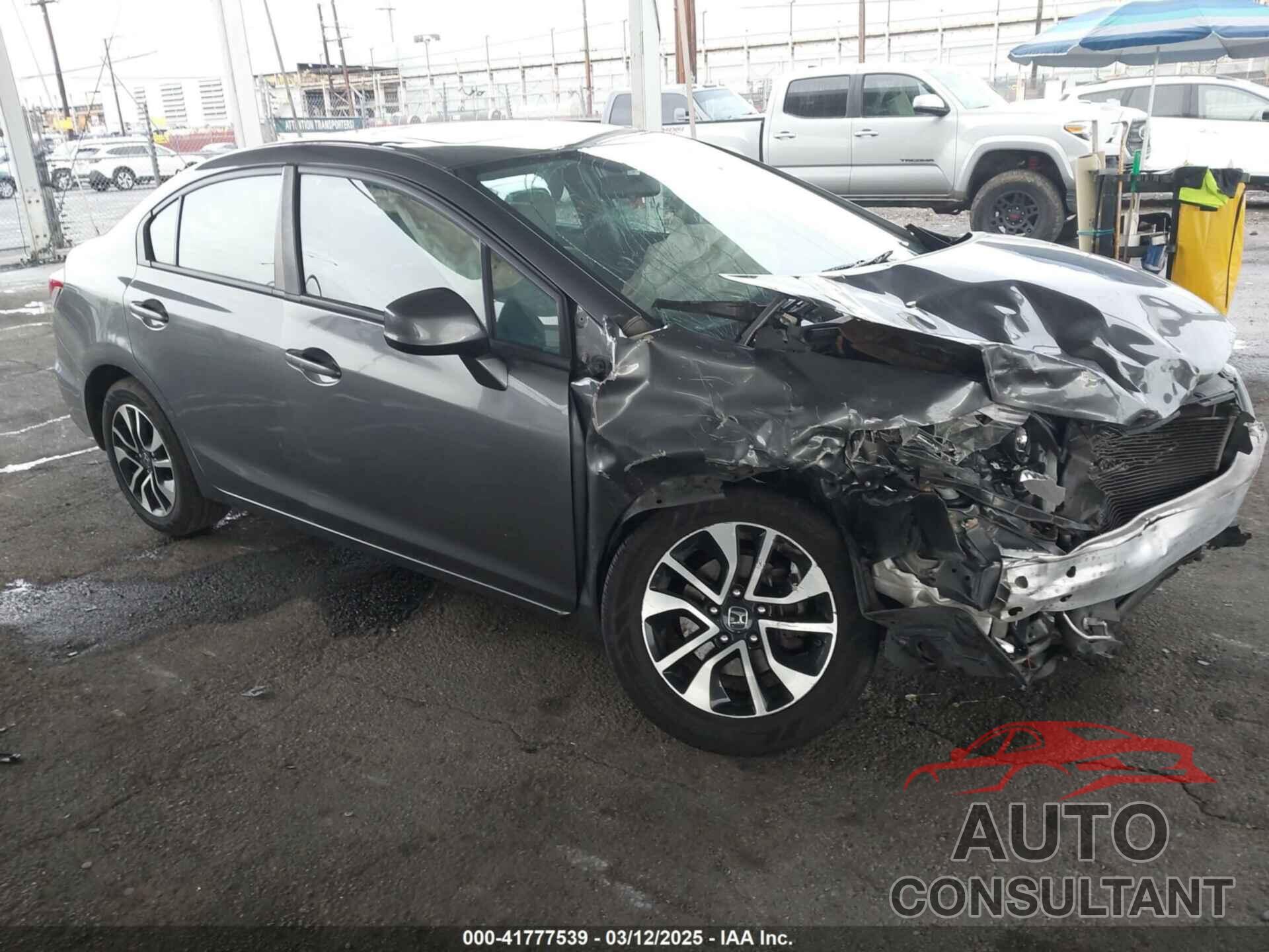 HONDA CIVIC 2013 - 19XFB2F87DE277240
