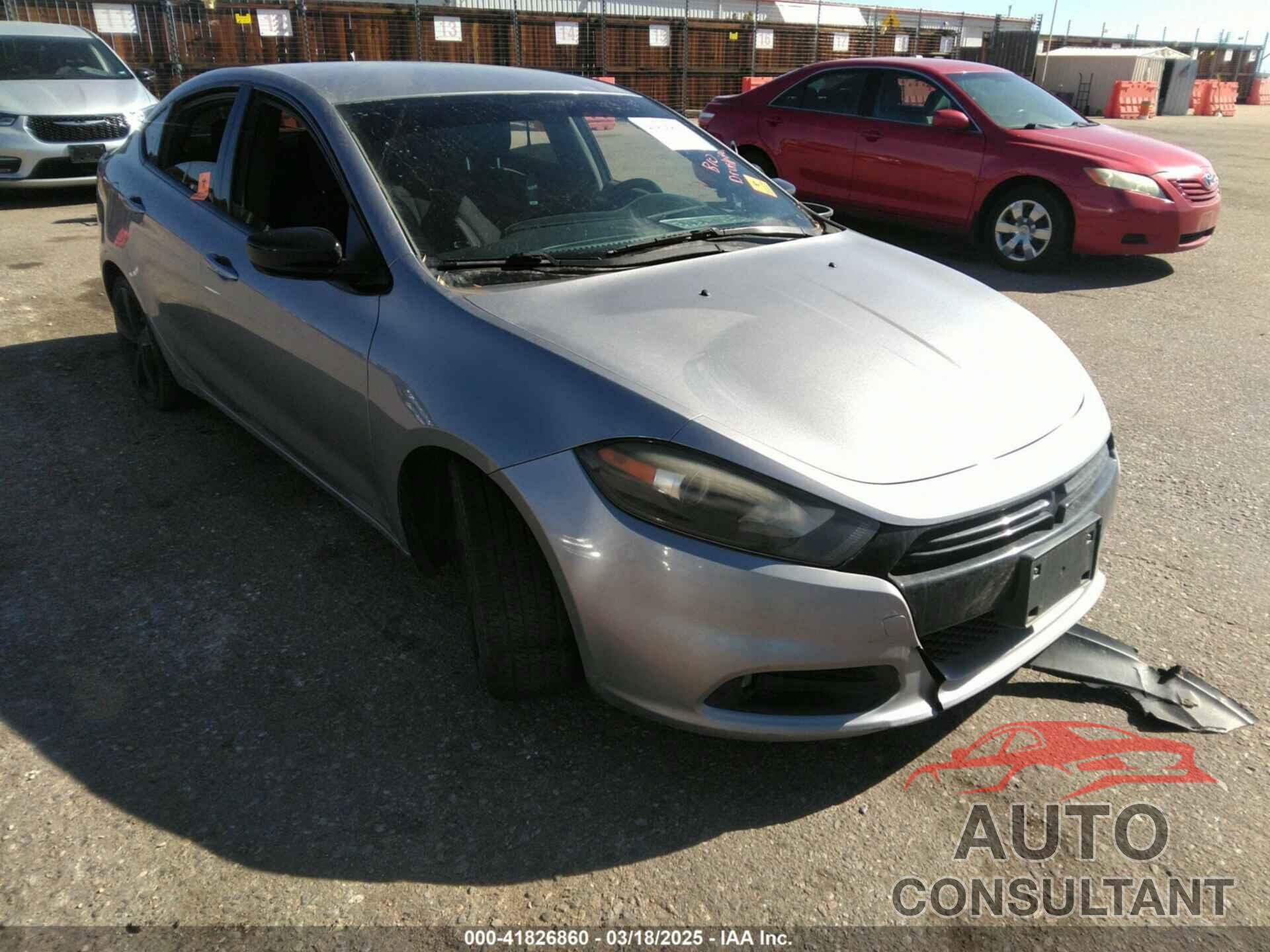 DODGE DART 2015 - 1C3CDFBB5FD330791