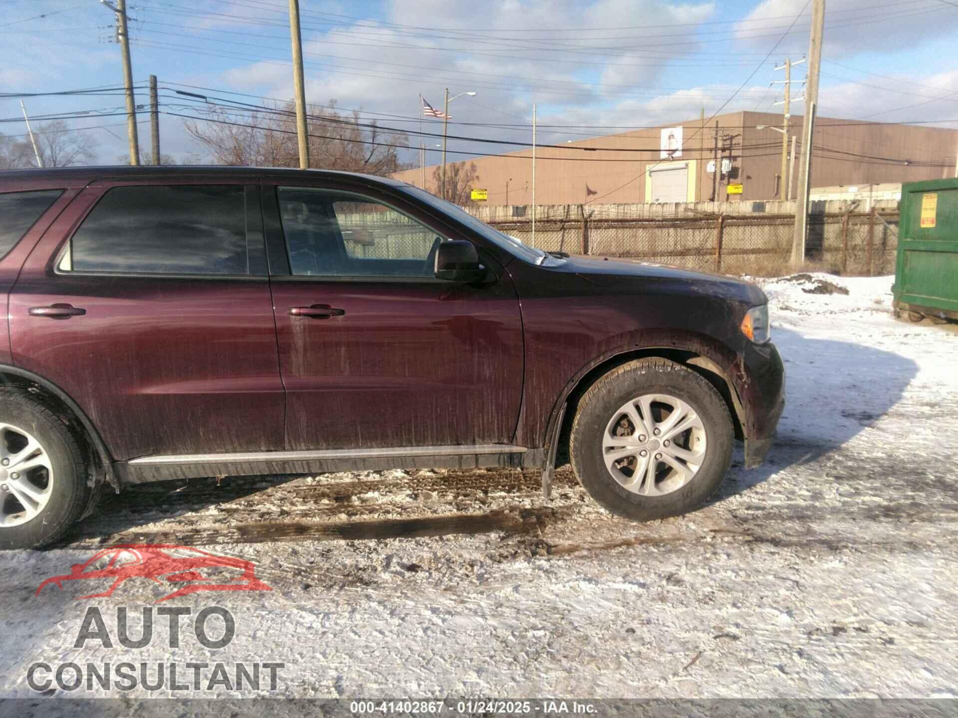 DODGE DURANGO 2012 - 1C4RDJAG7CC206710