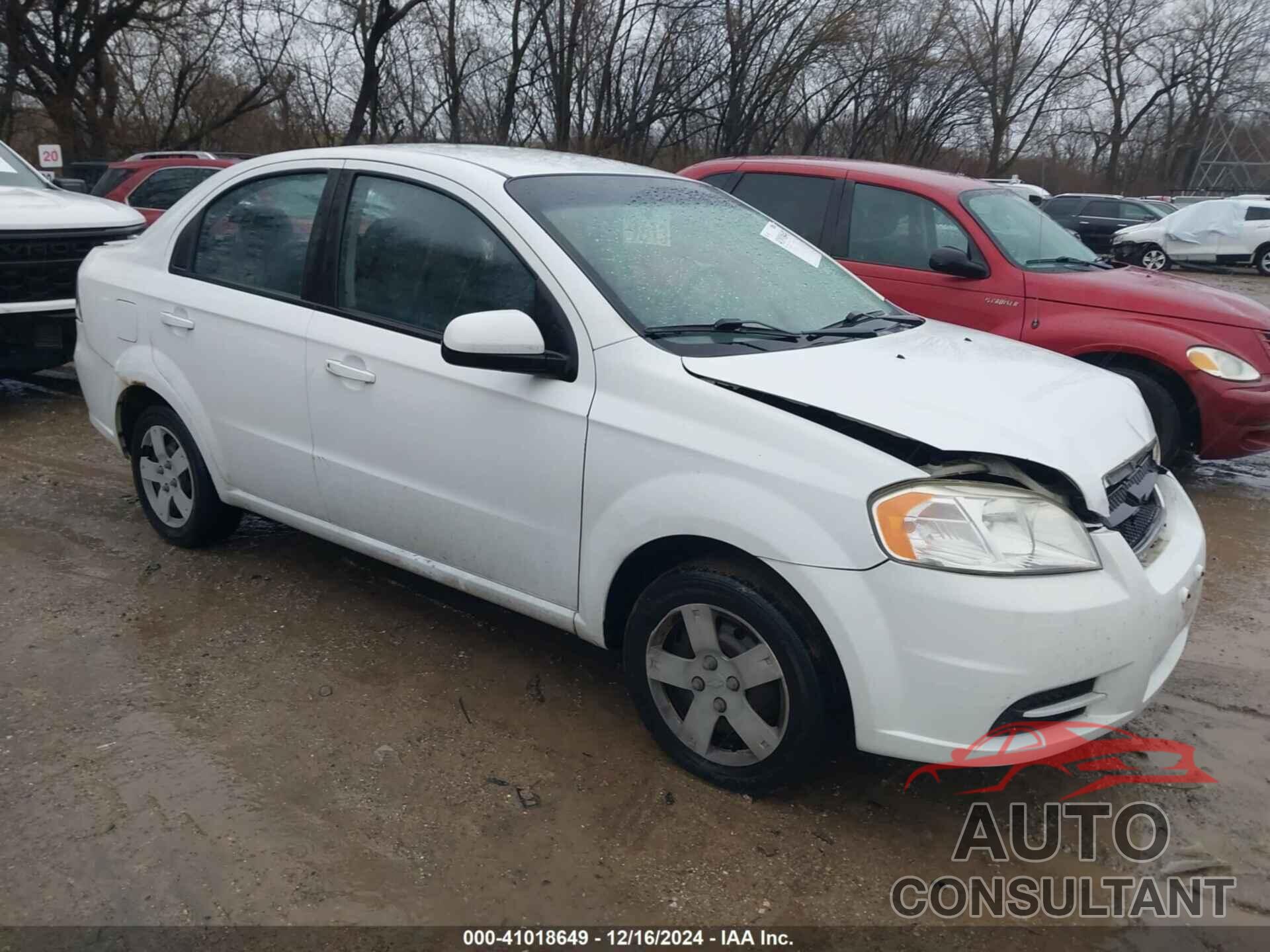 CHEVROLET AVEO 2011 - KL1TD5DE9BB153916
