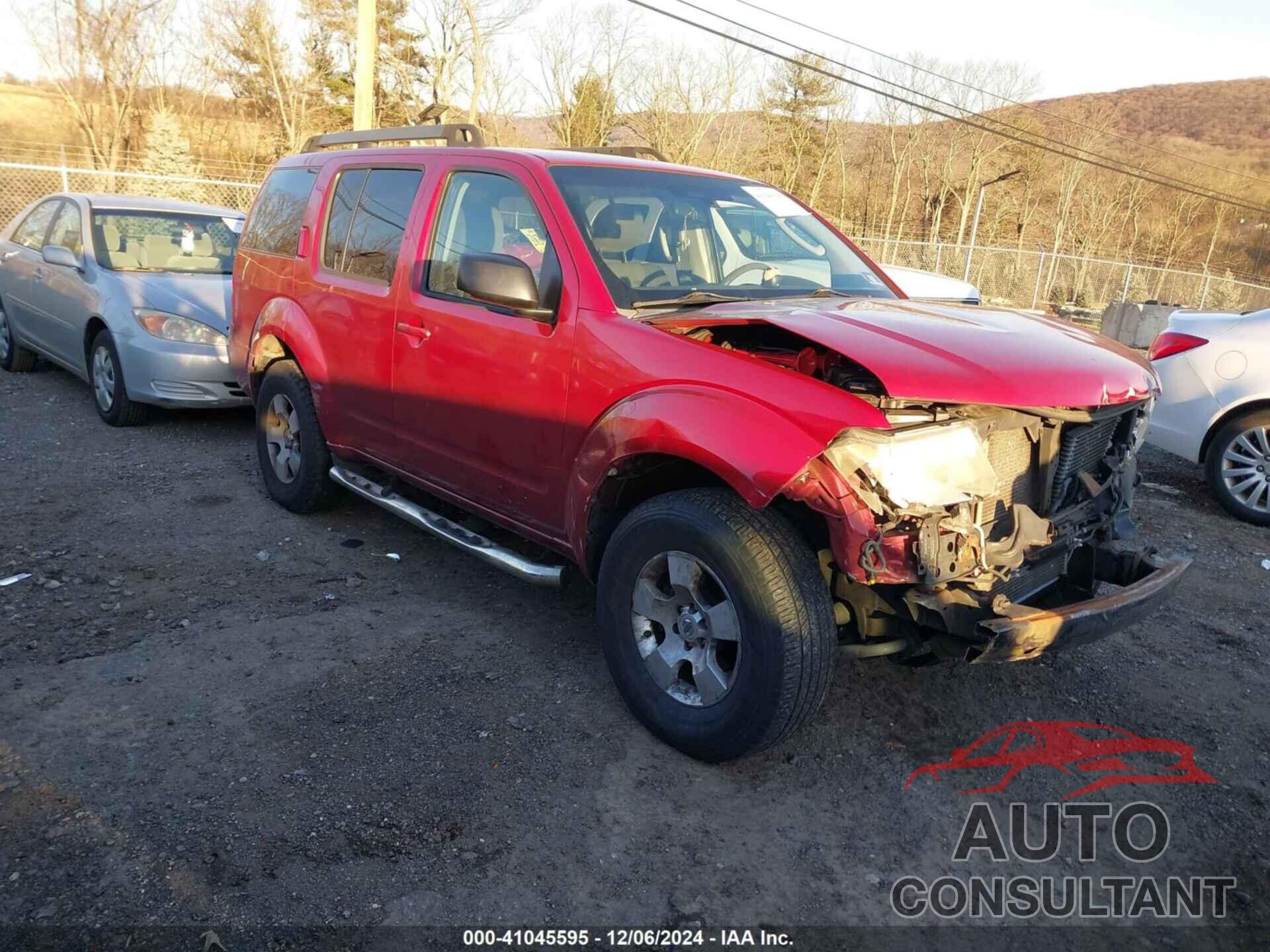 NISSAN PATHFINDER 2010 - 5N1AR1NB1AC616036