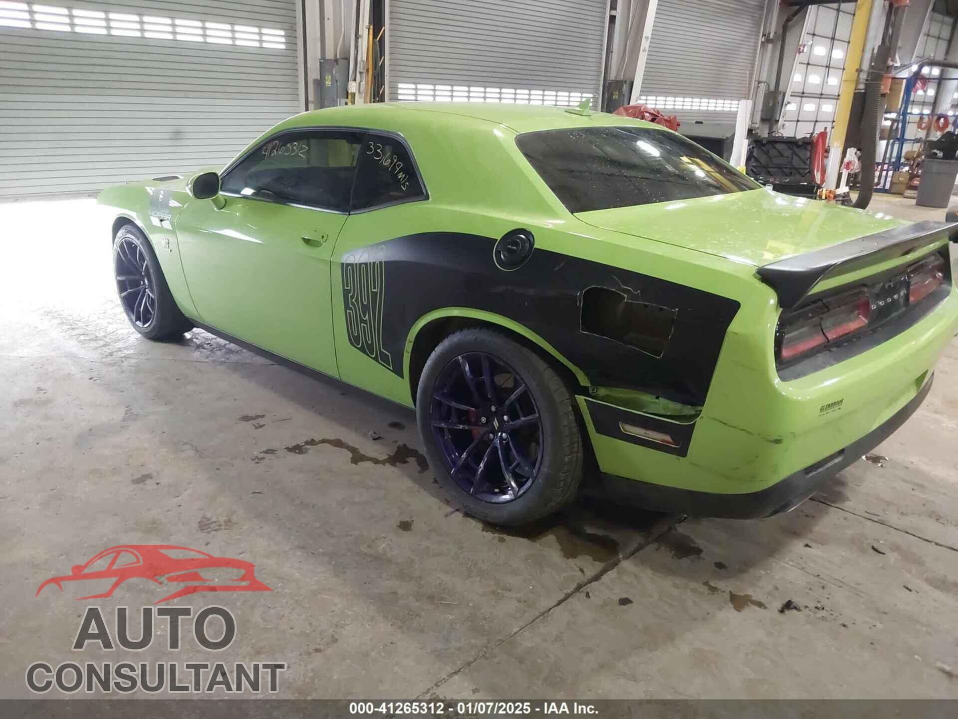 DODGE CHALLENGER 2019 - 2C3CDZFJ0KH656479