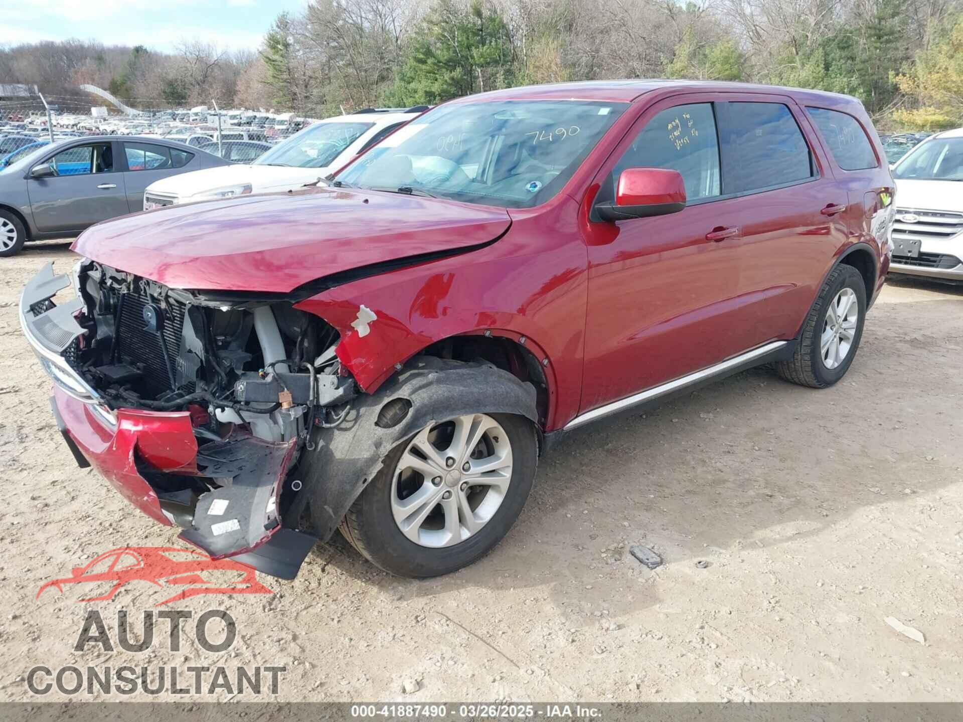 DODGE DURANGO 2013 - 1C4RDJAG2DC582958