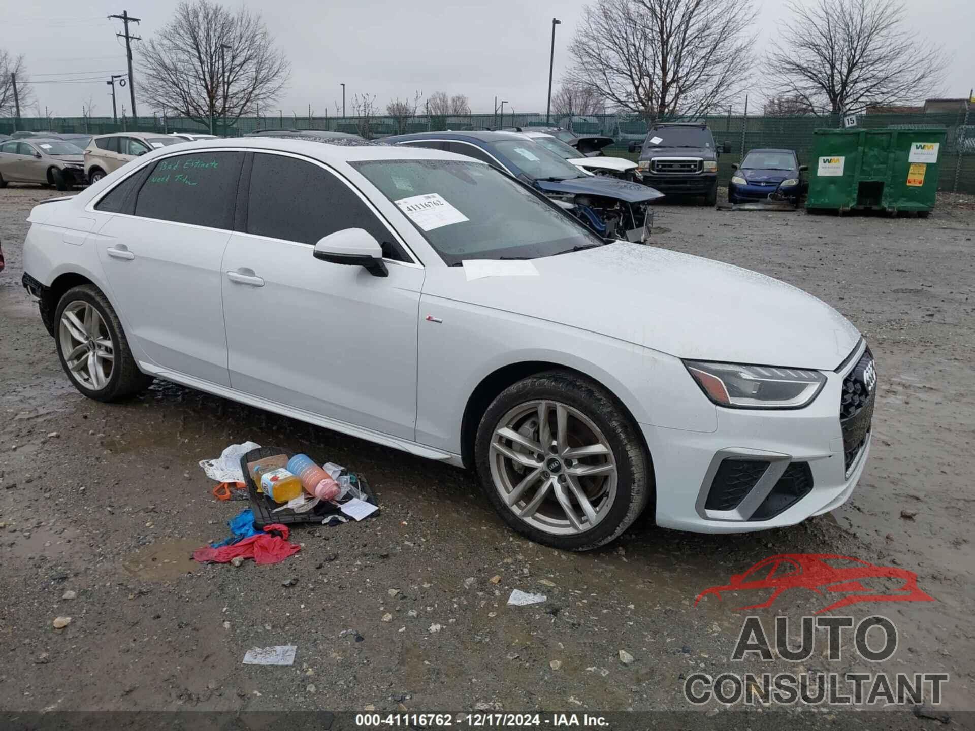 AUDI A4 2021 - WAUEAAF44MA029873