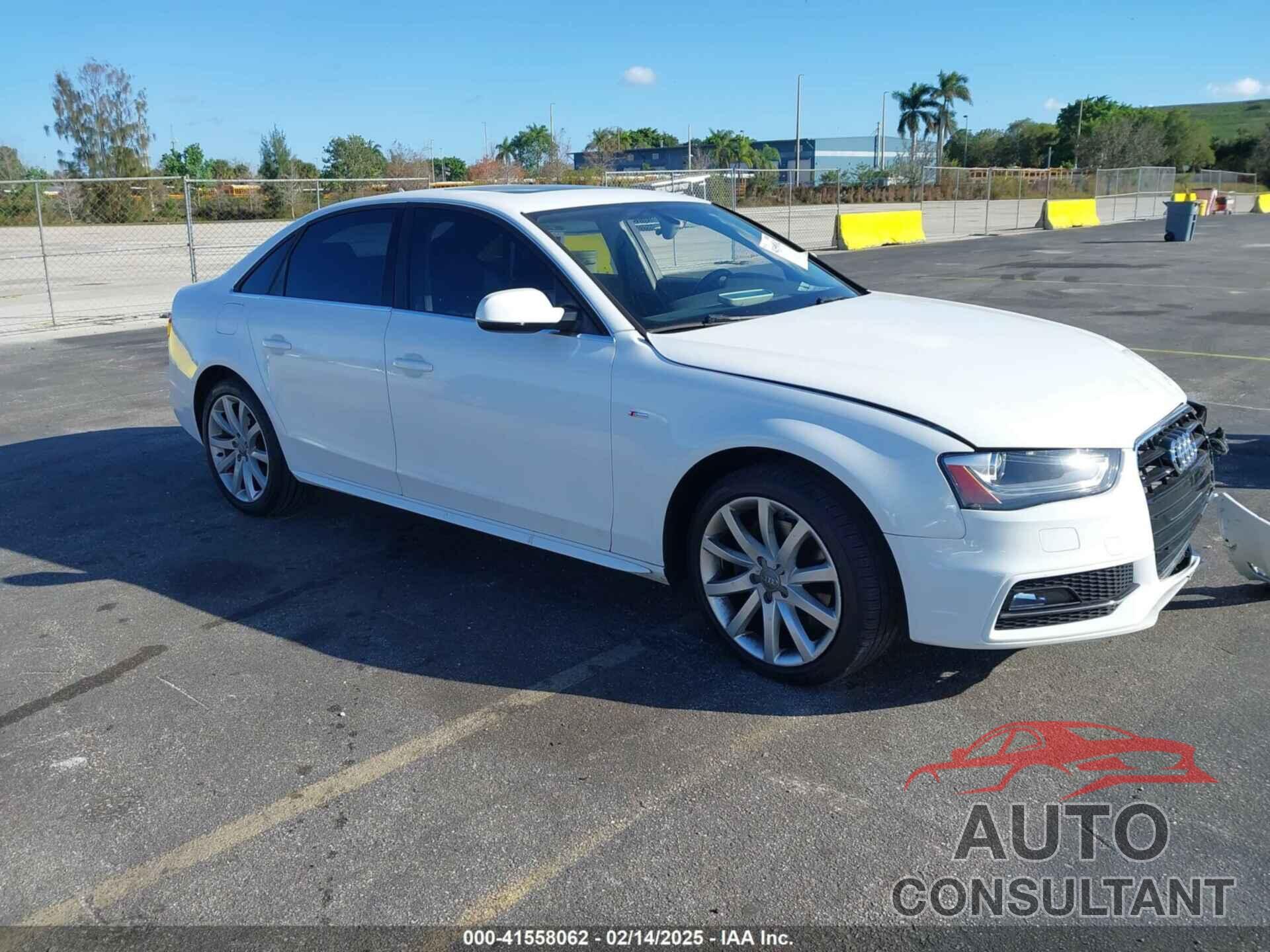 AUDI A4 2014 - WAUAFAFL8EN012835