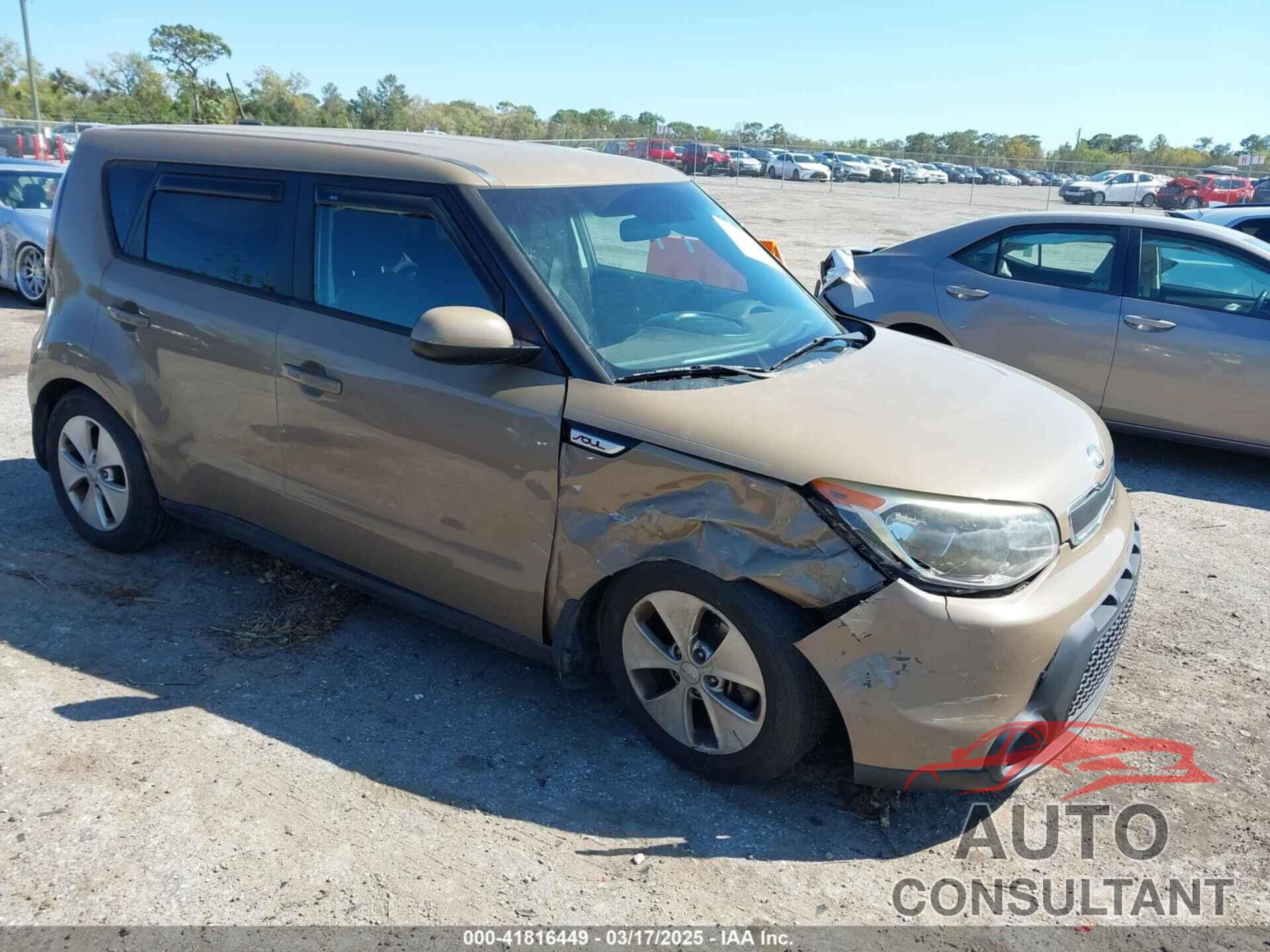 KIA SOUL 2015 - KNDJN2A26F7211057