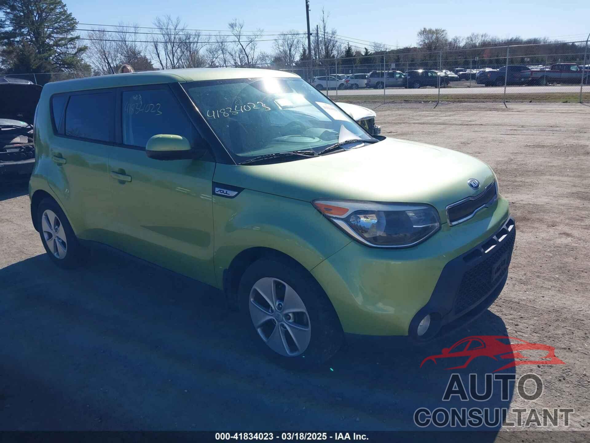 KIA SOUL 2015 - KNDJN2A22F7816743