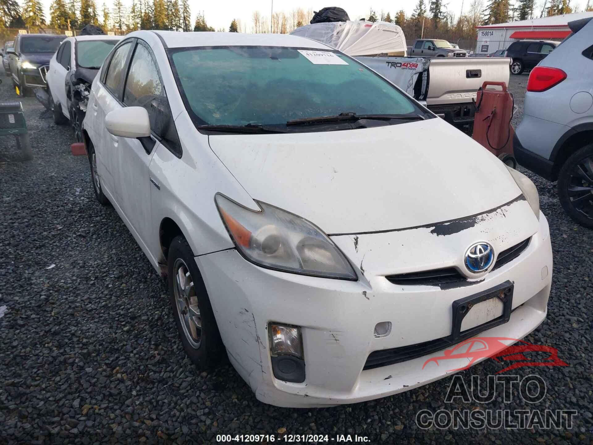 TOYOTA PRIUS 2010 - JTDKN3DU5A0186774