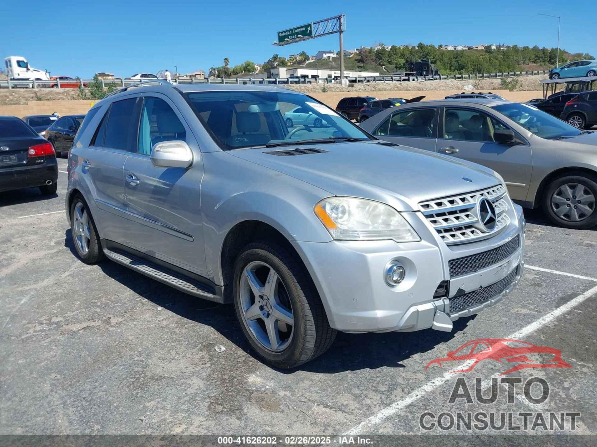 MERCEDES-BENZ ML 550 2009 - 4JGBB72E39A457912