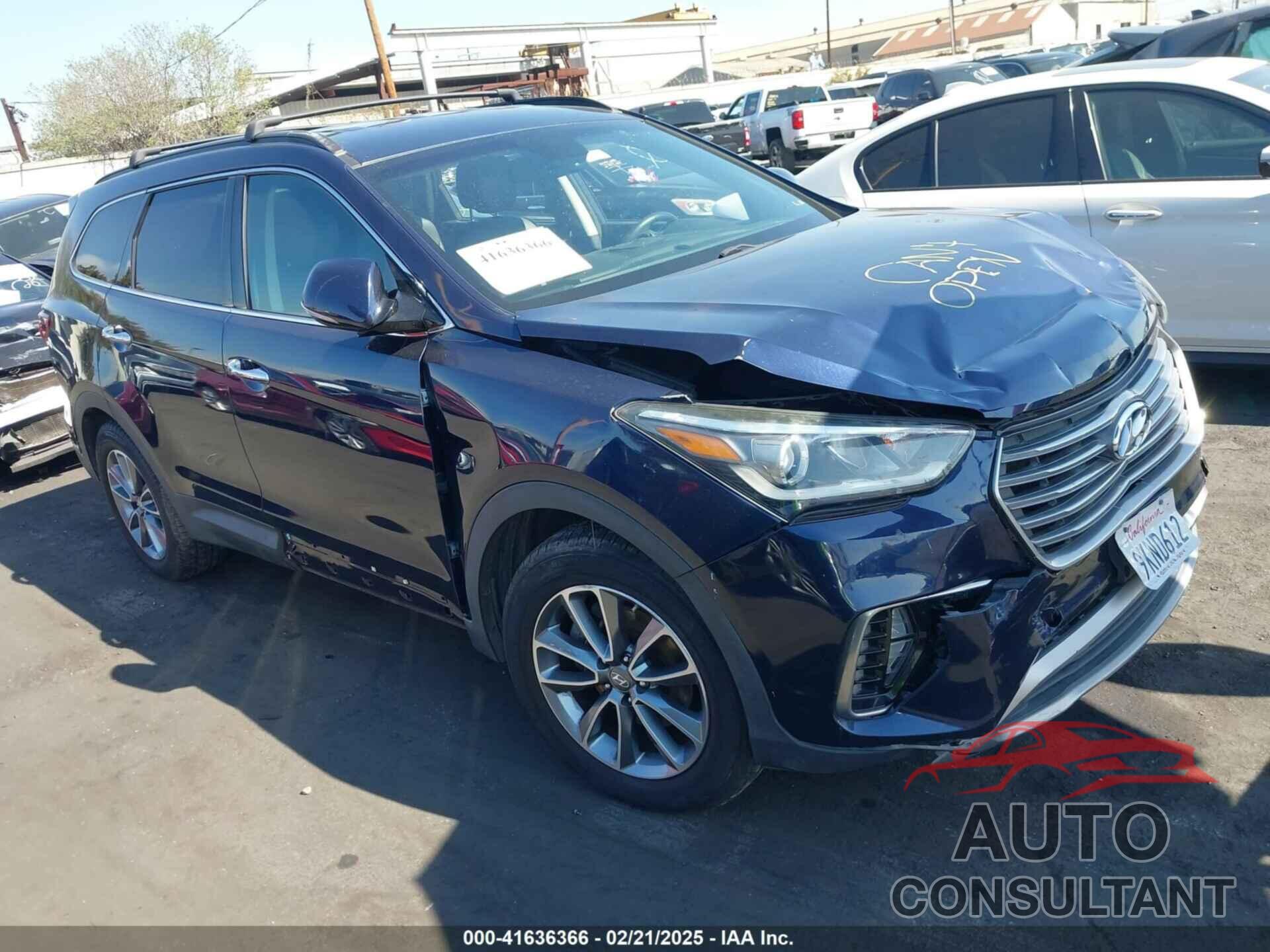 HYUNDAI SANTA FE 2017 - KM8SN4HF8HU190298