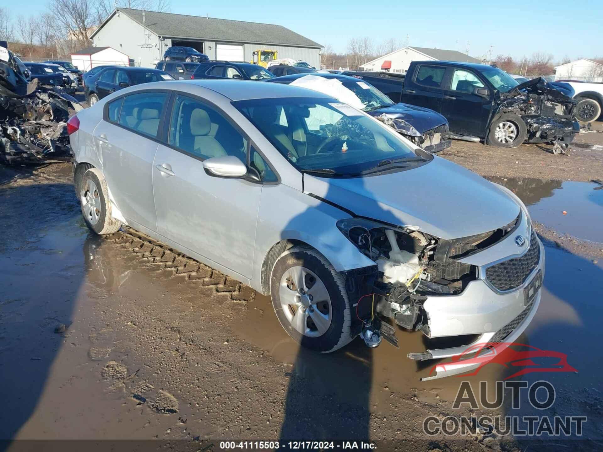 KIA FORTE 2016 - KNAFK4A66G5572943