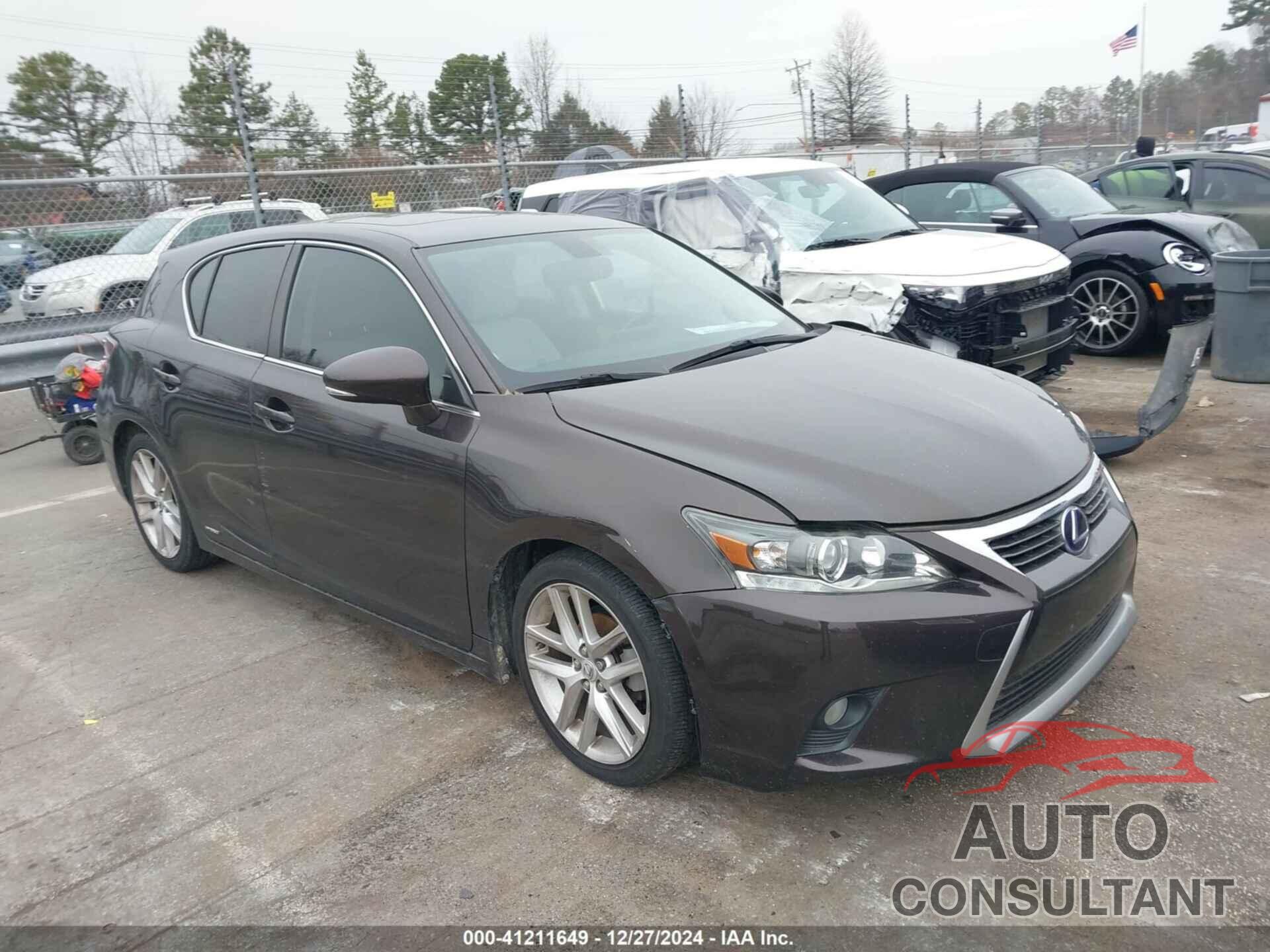 LEXUS CT 200H 2014 - JTHKD5BH1E2190771