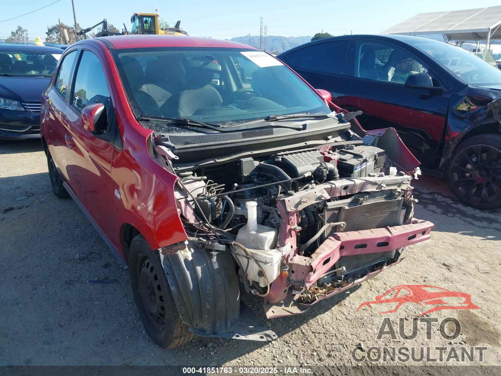 MITSUBISHI MIRAGE 2015 - ML32A3HJ0FH032318